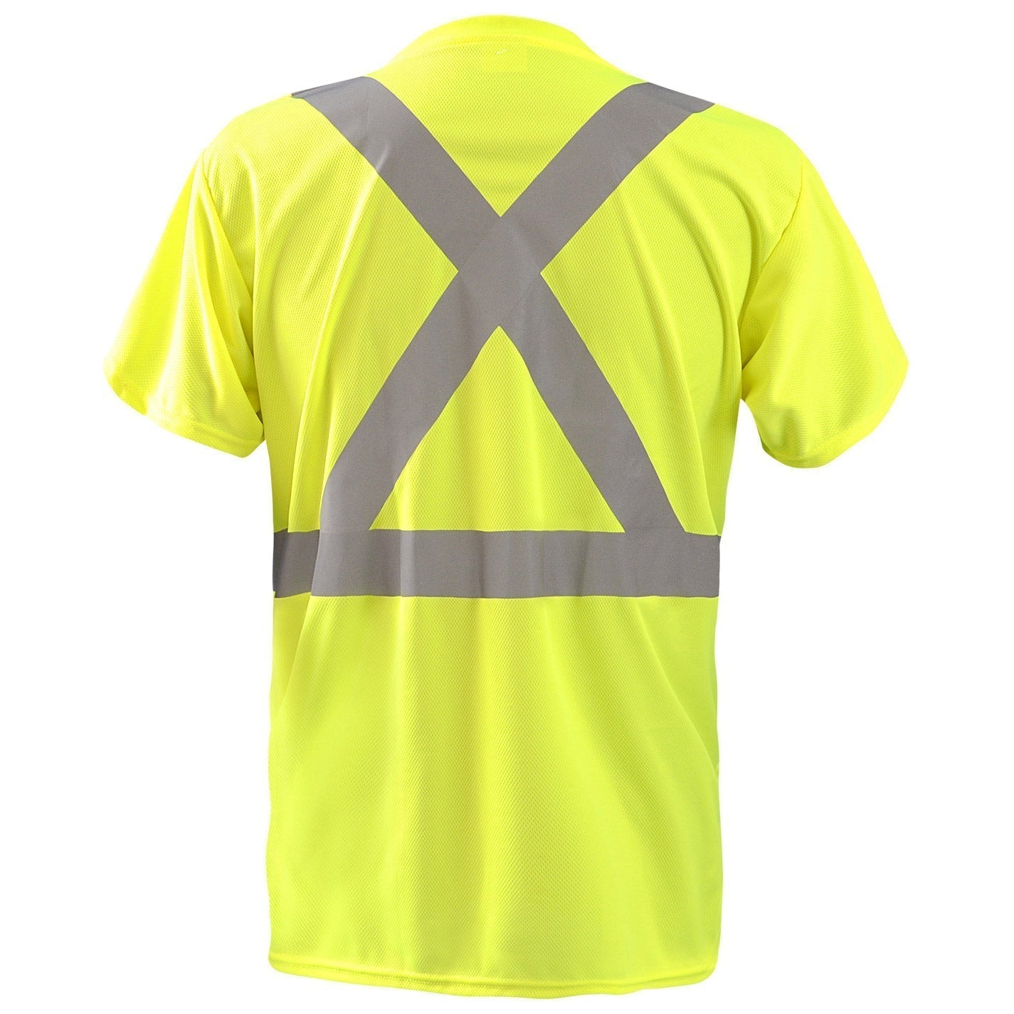 Orange Safety Shirt - OccuNomix - Wicking Birdseye Fabric