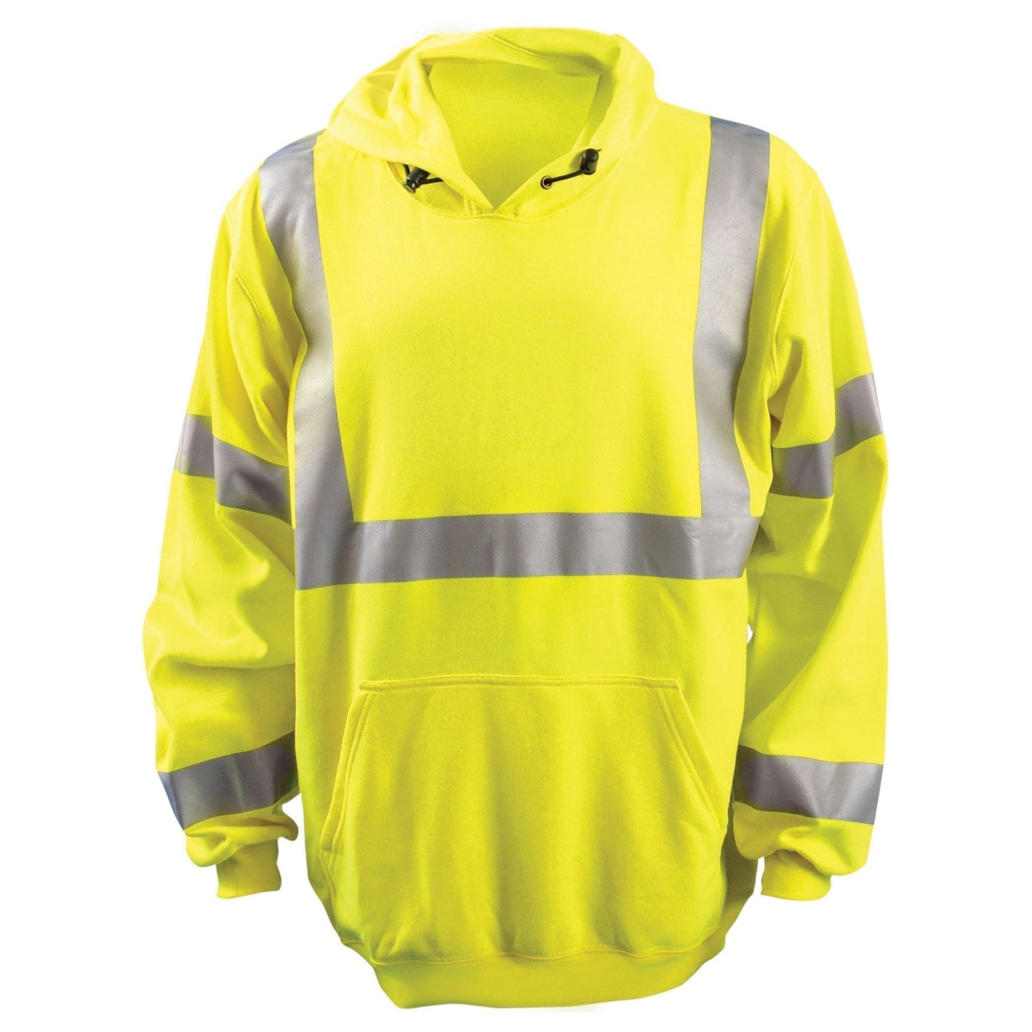 Yellow/Lime Safety Sweatshirt - OccuNomix - FR Fabric