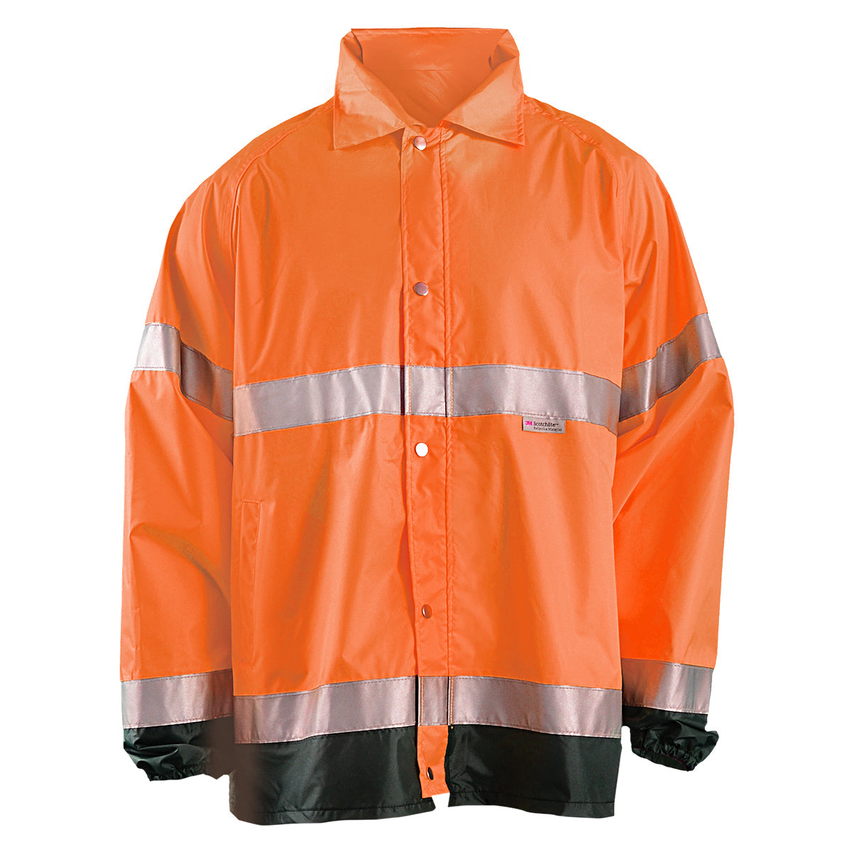 Orange Rain Jacket - OccuNomix - Waterproof and Breathable