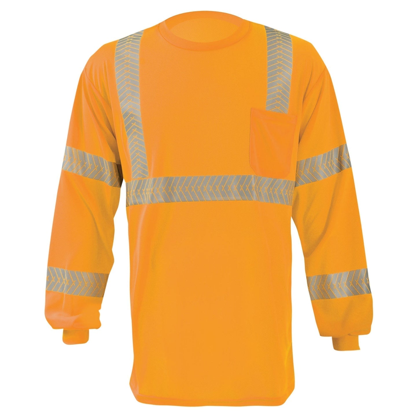 Orange Safety Shirt - OccuNomix - Wicking Polyester