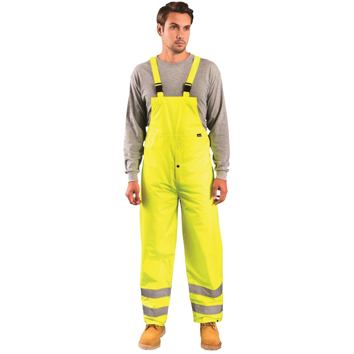 Yellow/Lime Overalls - OccuNomix - Breathable Rain Bib