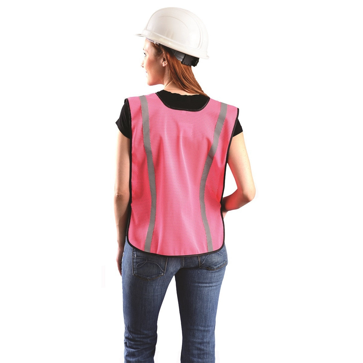 Pink Safety Vests - OccuNomix - High Visibility Mesh