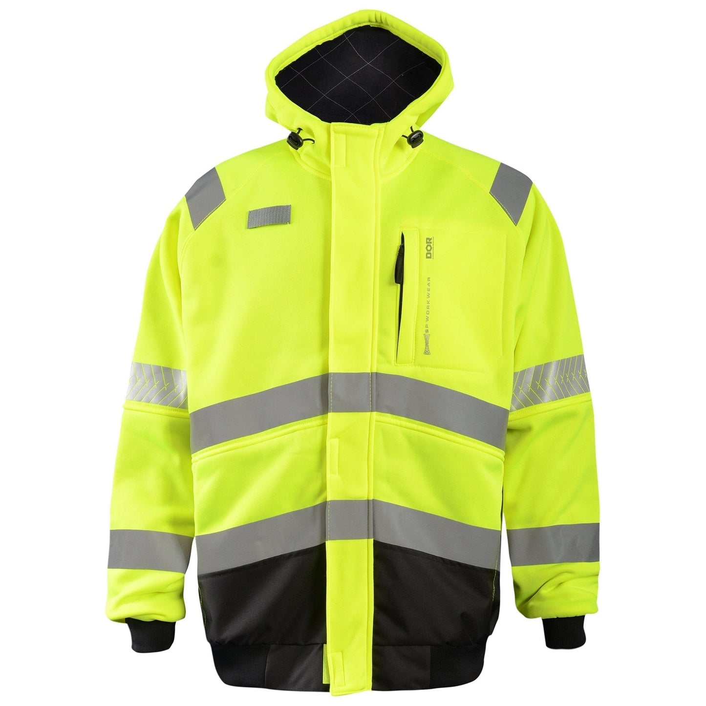 Yellow/Lime Safety Jacket - OccuNomix - Crossover Design