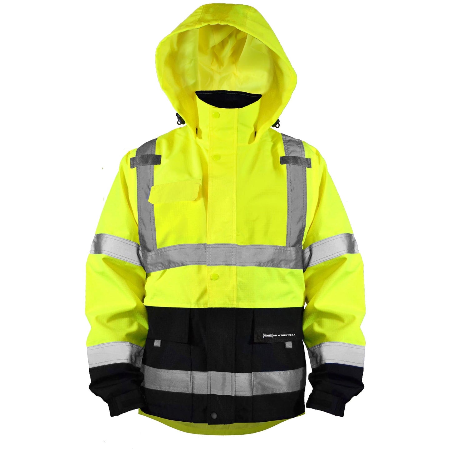 Yellow/Lime Rain Jacket - OccuNomix - Breathable Design