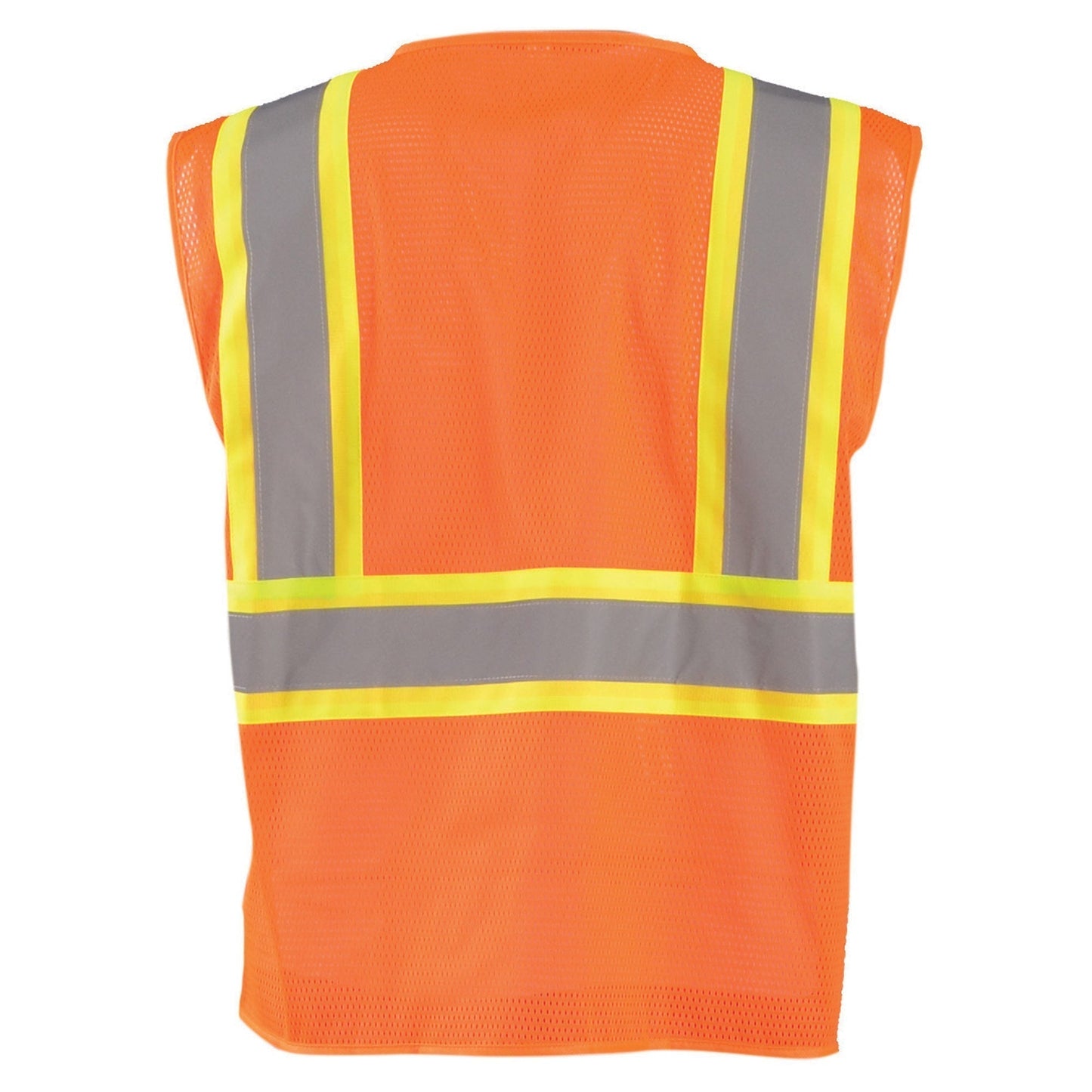 Orange Safety Vests - OccuNomix - Mesh Construction
