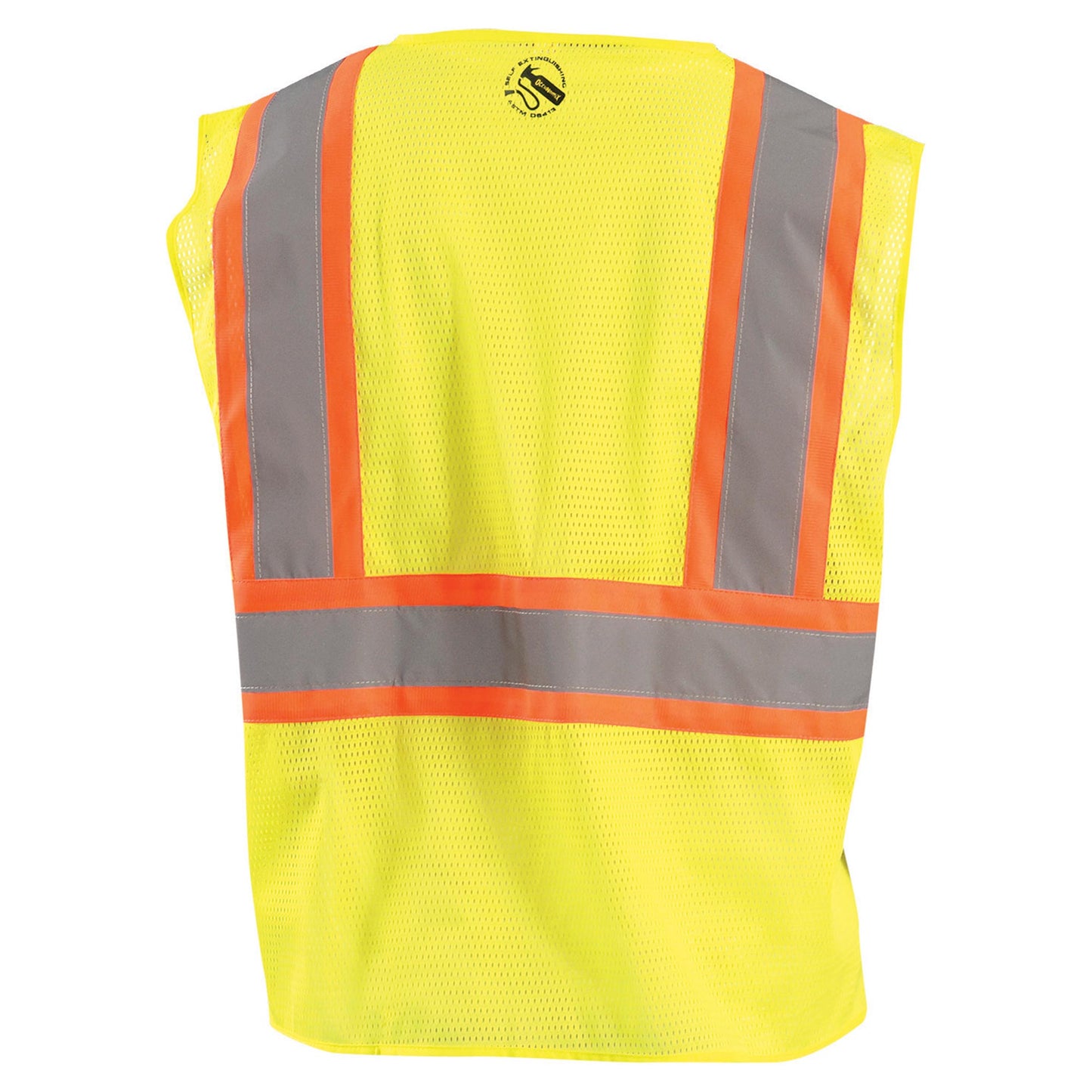 Orange Safety Vests - OccuNomix - Mesh Construction