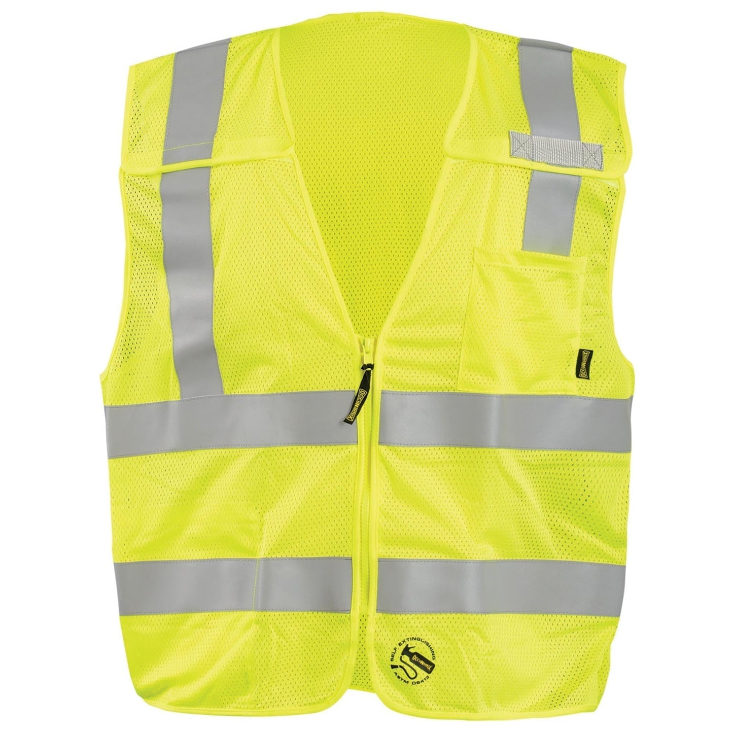 Orange Safety Vests - OccuNomix - Self Extinguishing