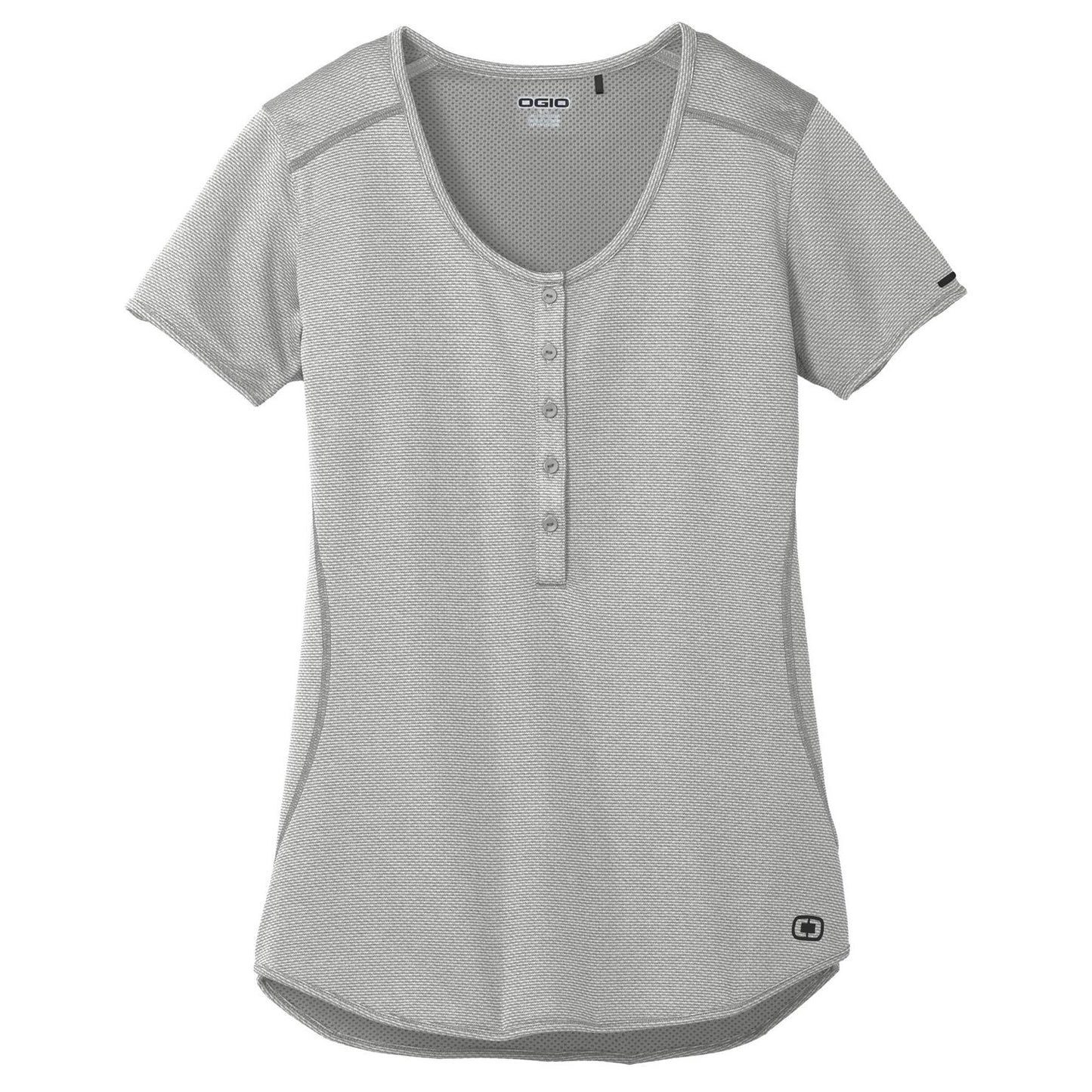 Rogue Grey Henley Shirt - OGIO - Tag-Free Comfort