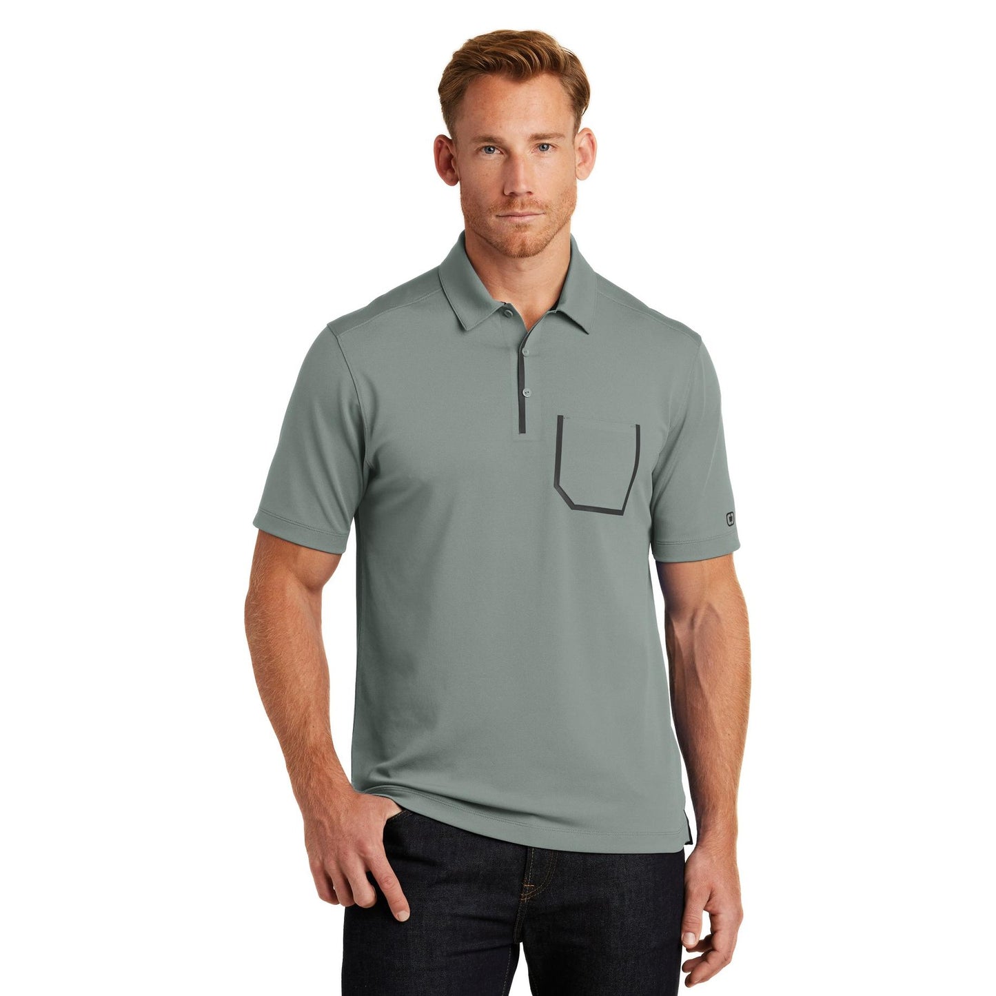 Rogue Grey Polo Shirts - OGIO - Moisture-Wicking Pique