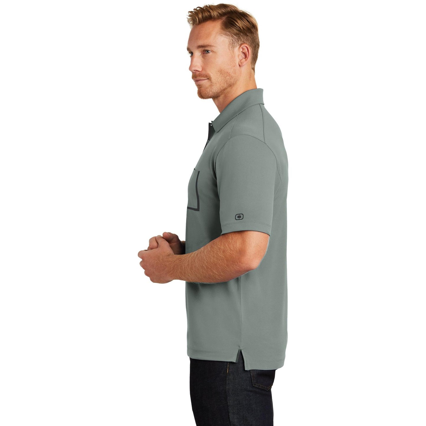 Rogue Grey Polo Shirts - OGIO - Moisture-Wicking Pique