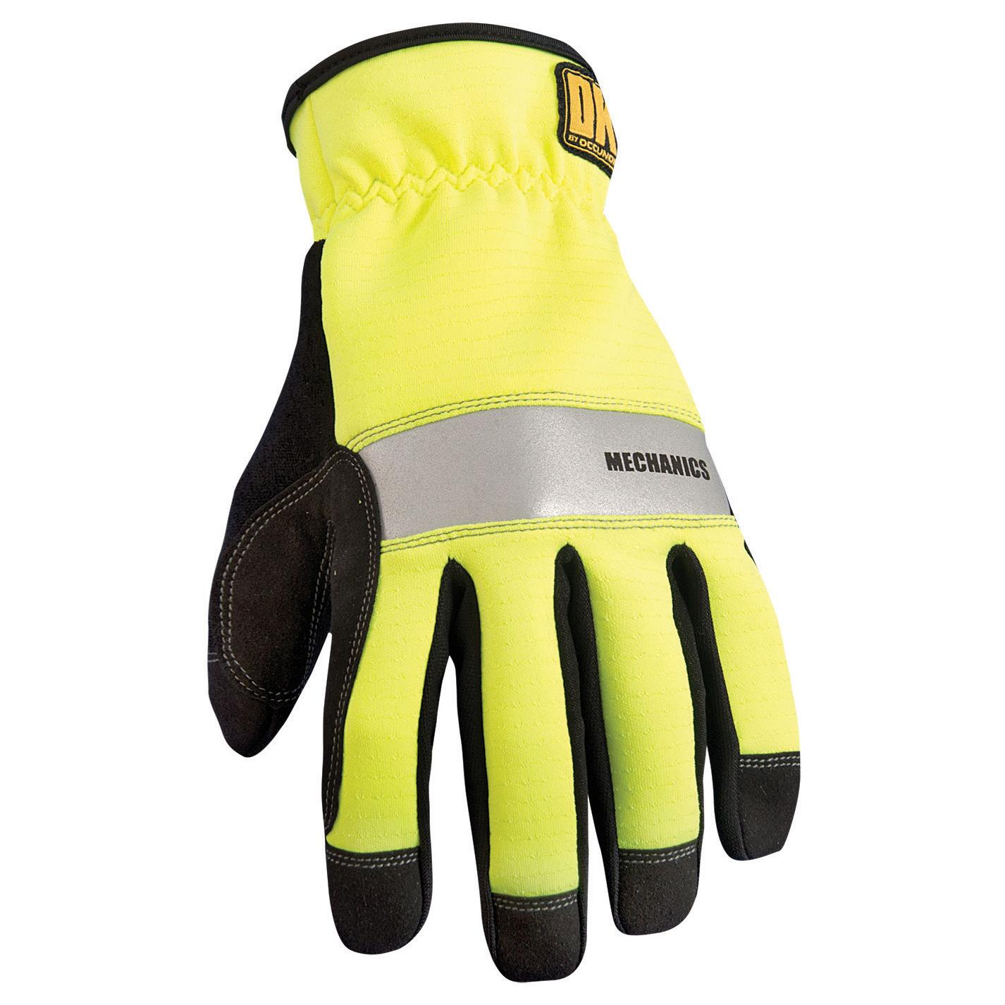 Yellow/Lime Performance Gloves - brand - Cooling Design