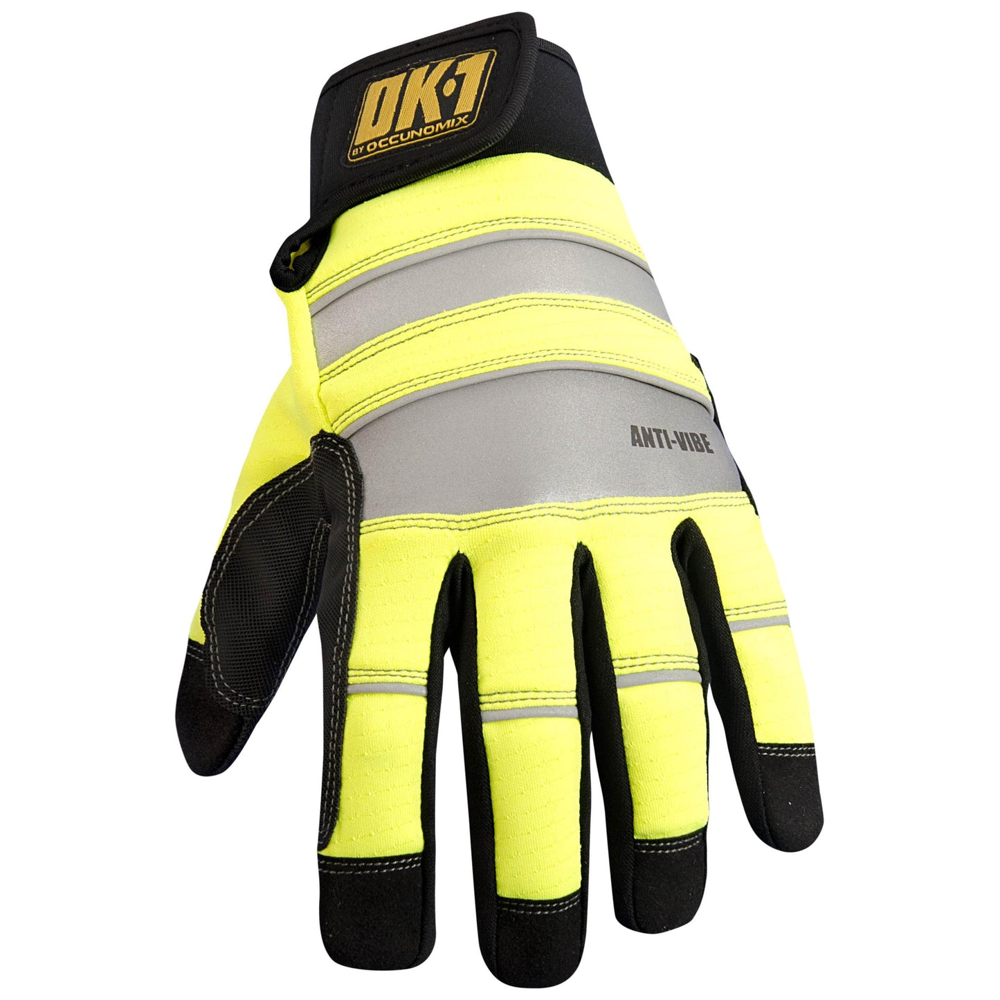 Yellow/Lime Performance Gloves - OK-1 - Anti-Vibration