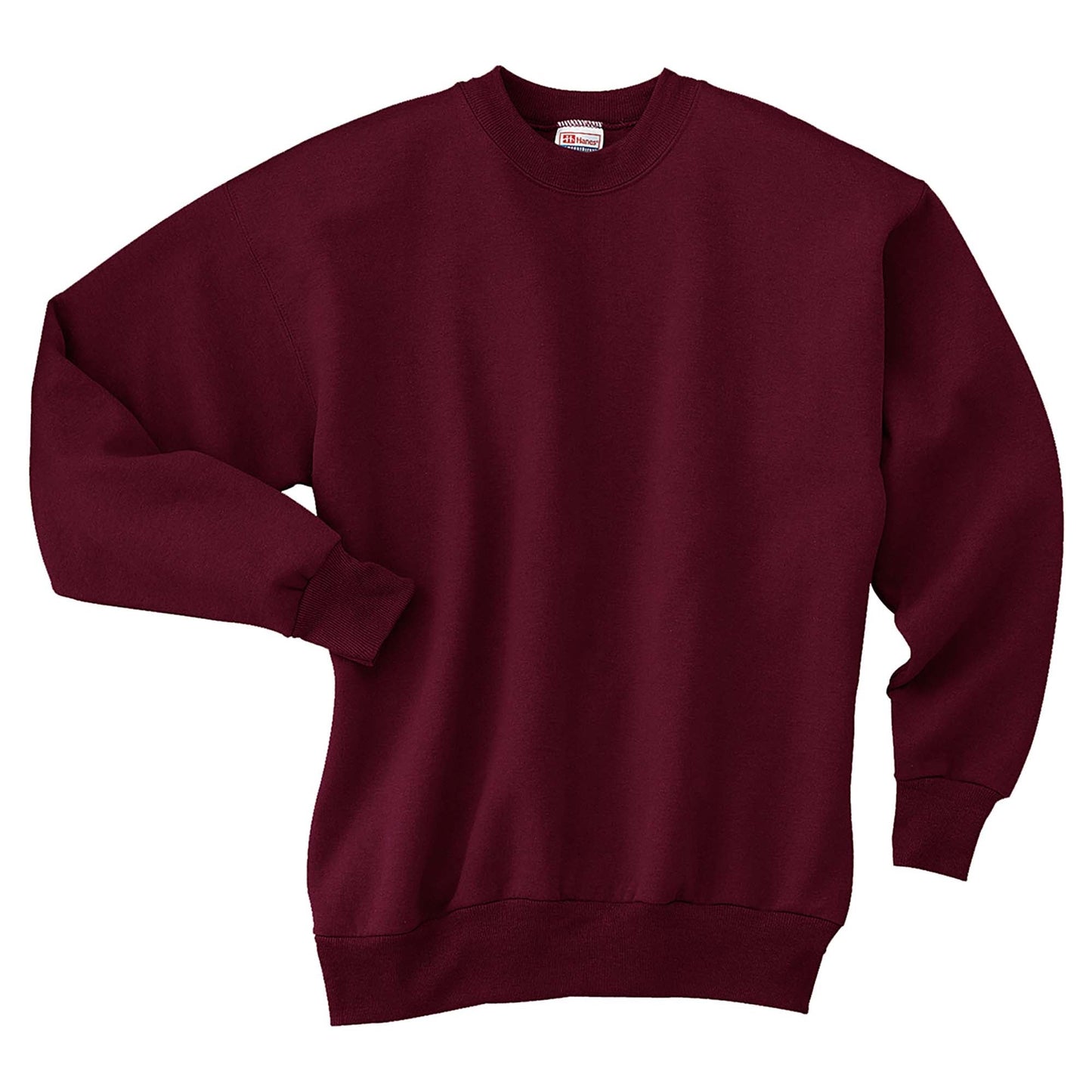 White Sweatshirts - Cozy Crewneck - Hanes - Eco-Friendly