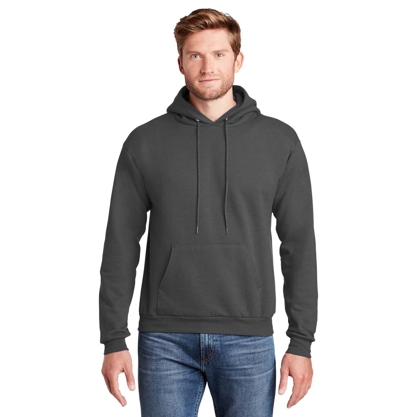 Light Steel Sweatshirts - Hanes - Eco-Friendly Design