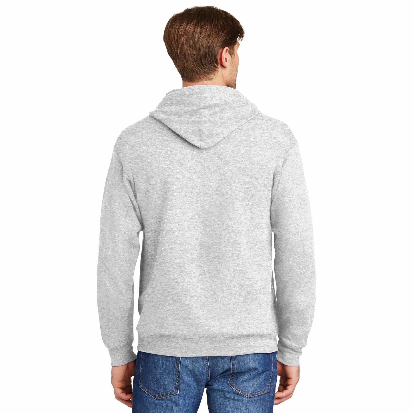 Black Sweatshirts - Hanes - Cozy Full-Zip Hooded - Quality Fabric