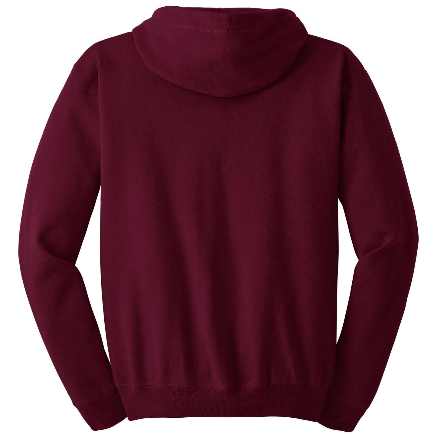 Black Sweatshirts - Hanes - Cozy Full-Zip Hooded - Quality Fabric