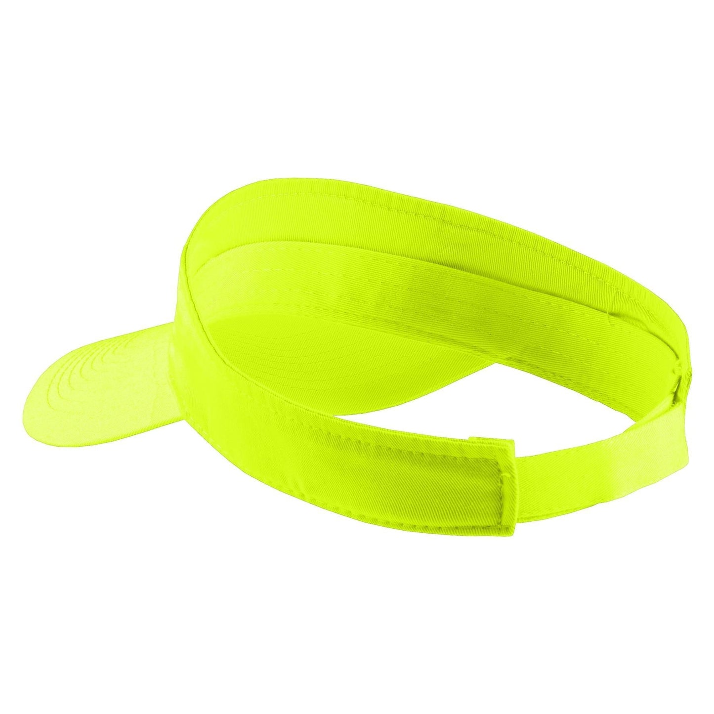 Neon Pink Visors - Port & Company - Stylish Cotton