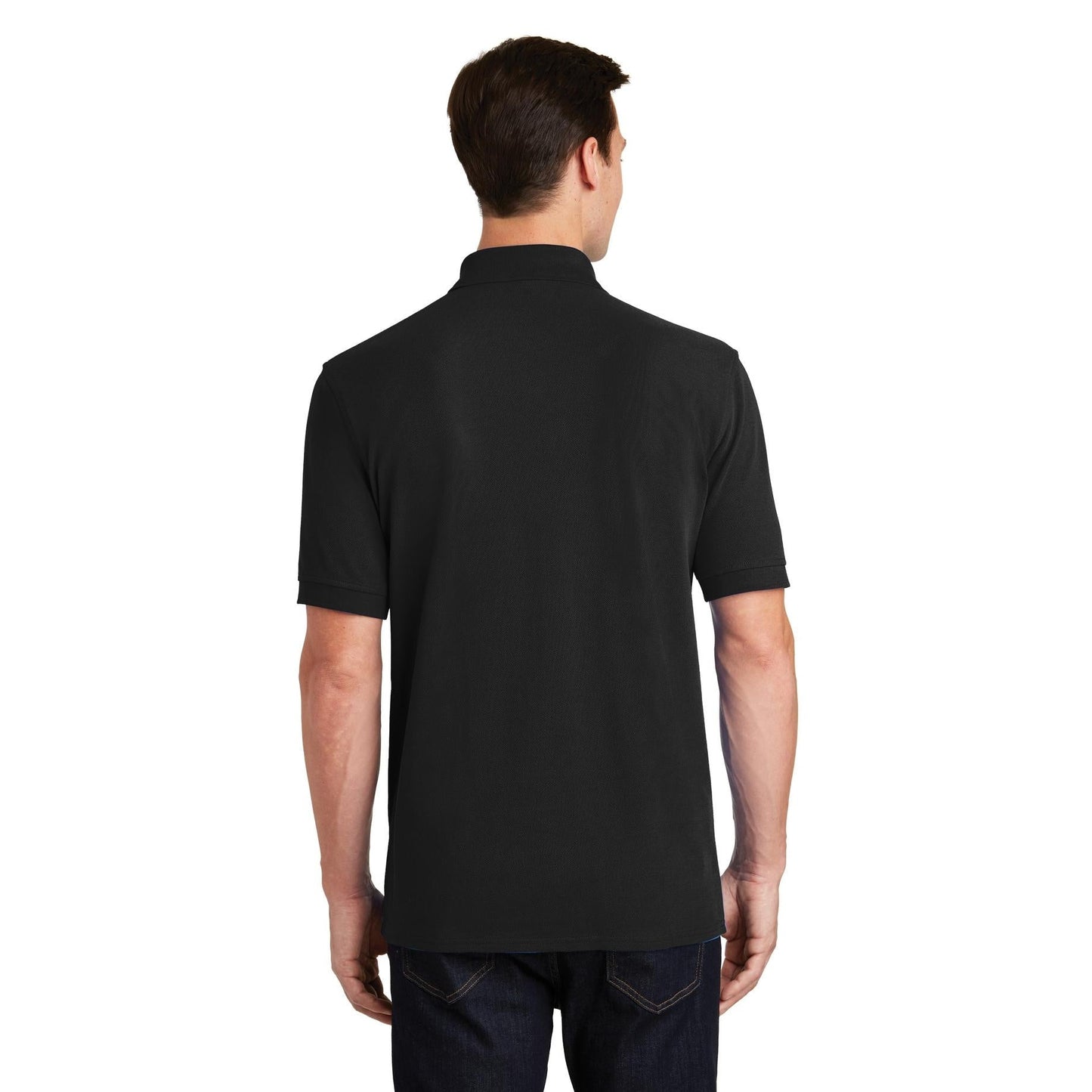 Charcoal Polo Shirts - Port & Company - Soft Fabric