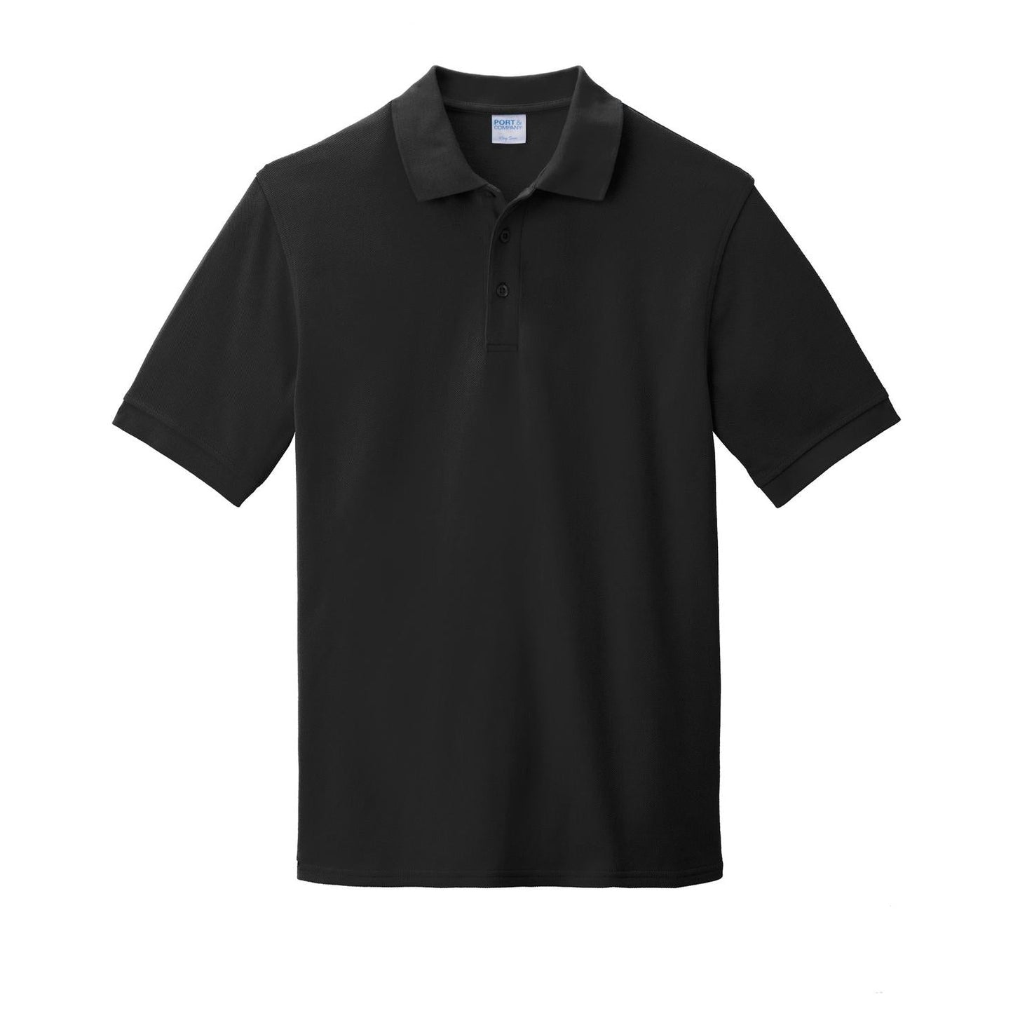 Charcoal Polo Shirts - Port & Company - Soft Fabric