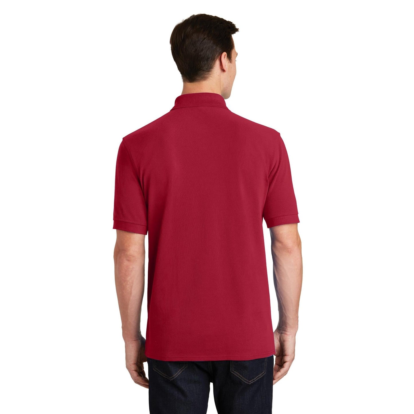 Charcoal Polo Shirts - Port & Company - Soft Fabric