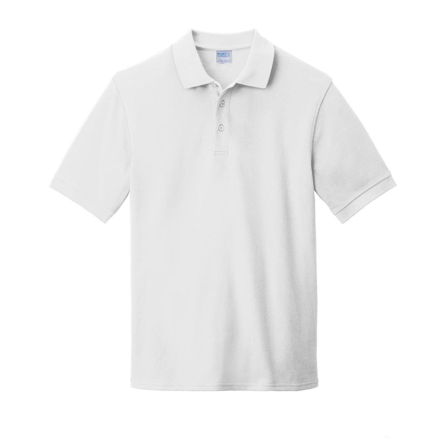 Charcoal Polo Shirts - Port & Company - Soft Fabric
