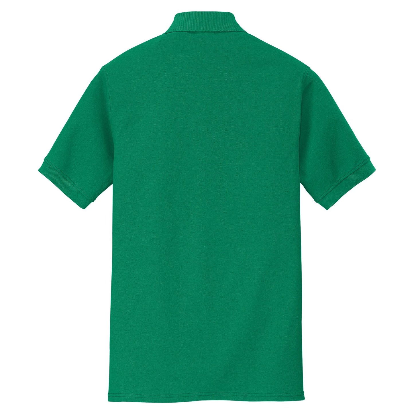 White Polo Shirt - Port & Company - Durable Blend