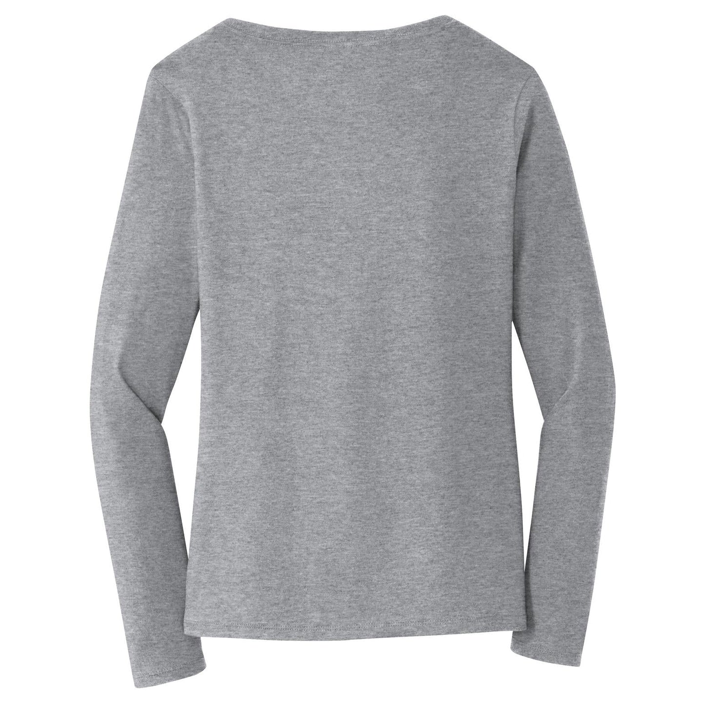 White V-Neck Tee - Port & Company - Stylish Fit - Soft Cotton