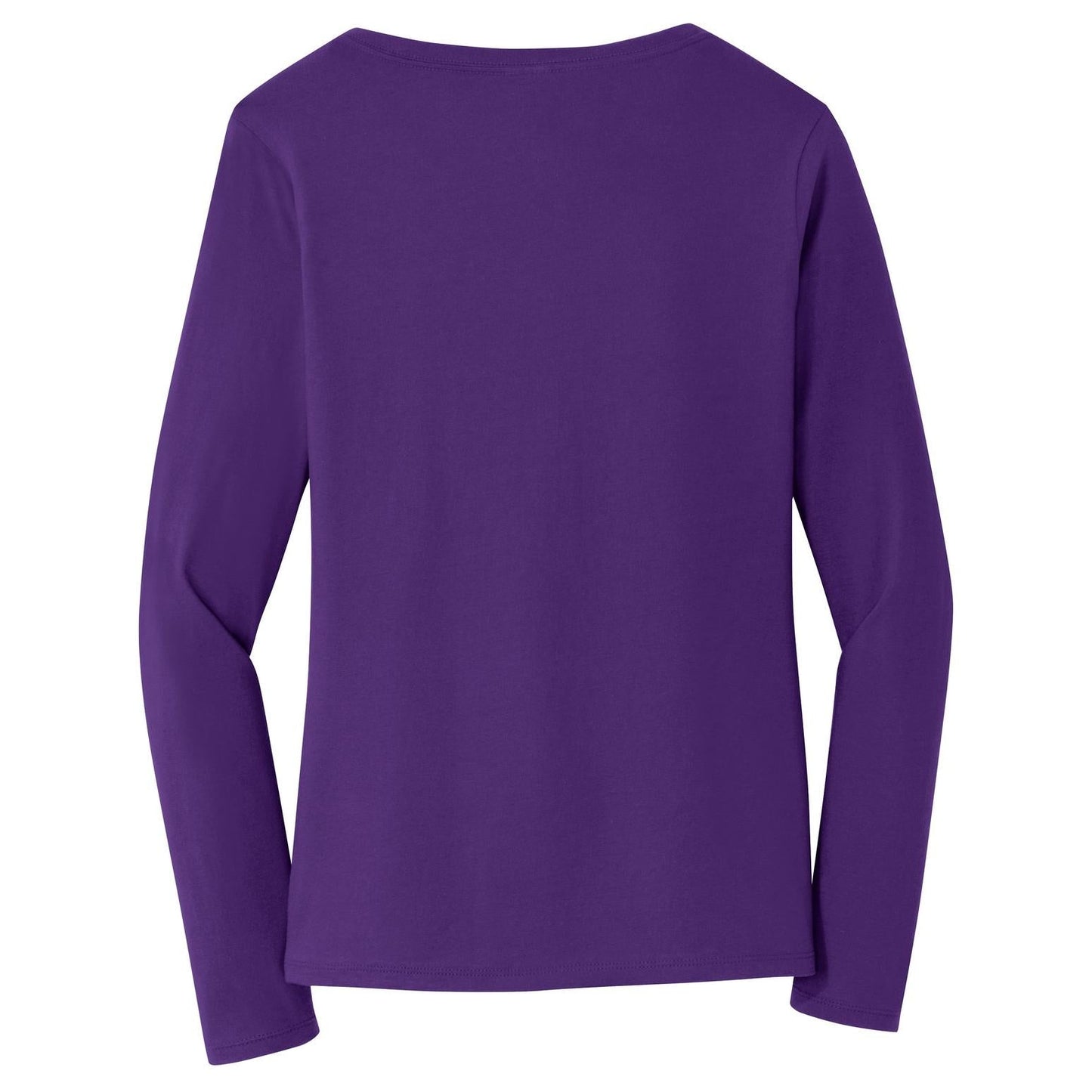 White V-Neck Tee - Port & Company - Stylish Fit - Soft Cotton