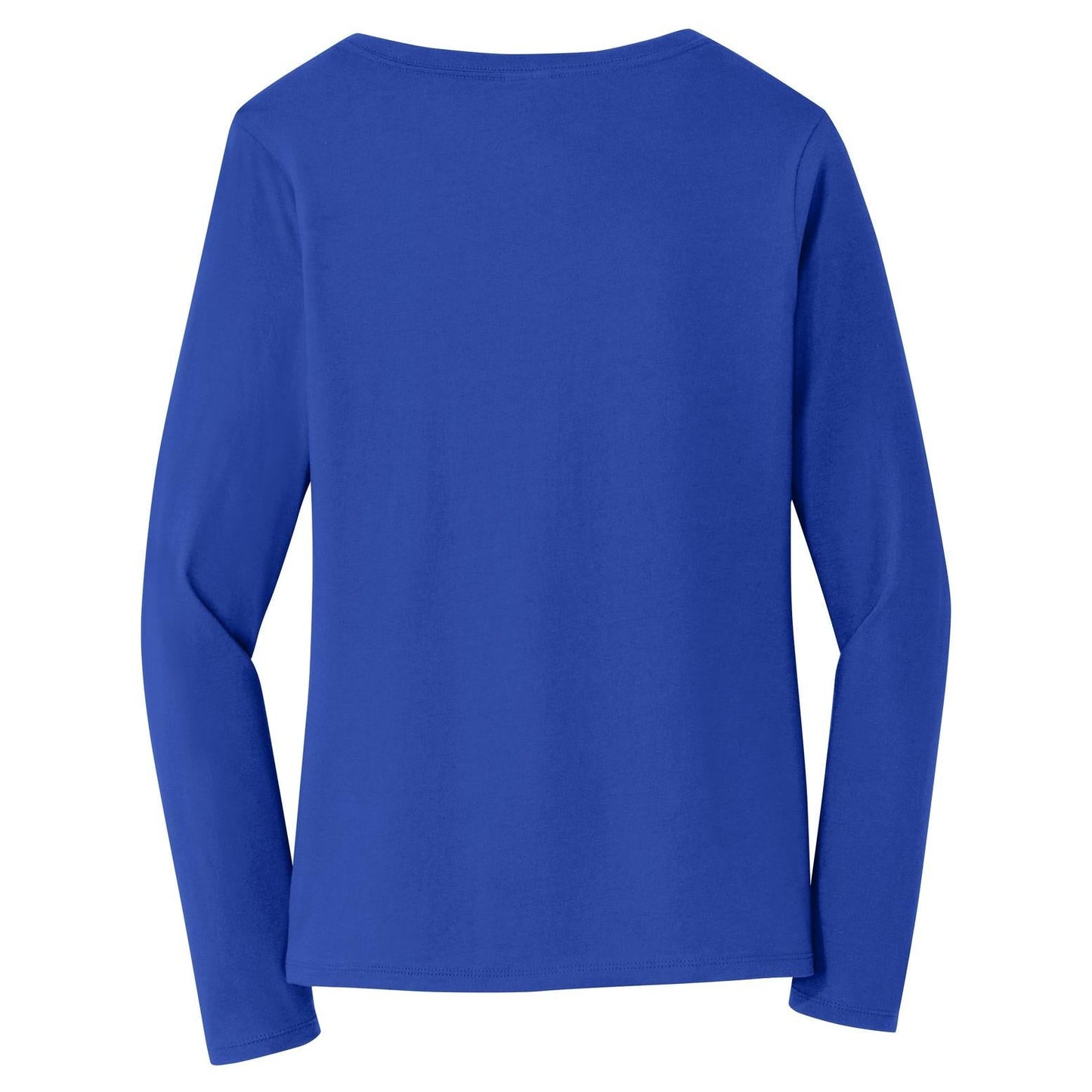 White V-Neck Tee - Port & Company - Stylish Fit - Soft Cotton
