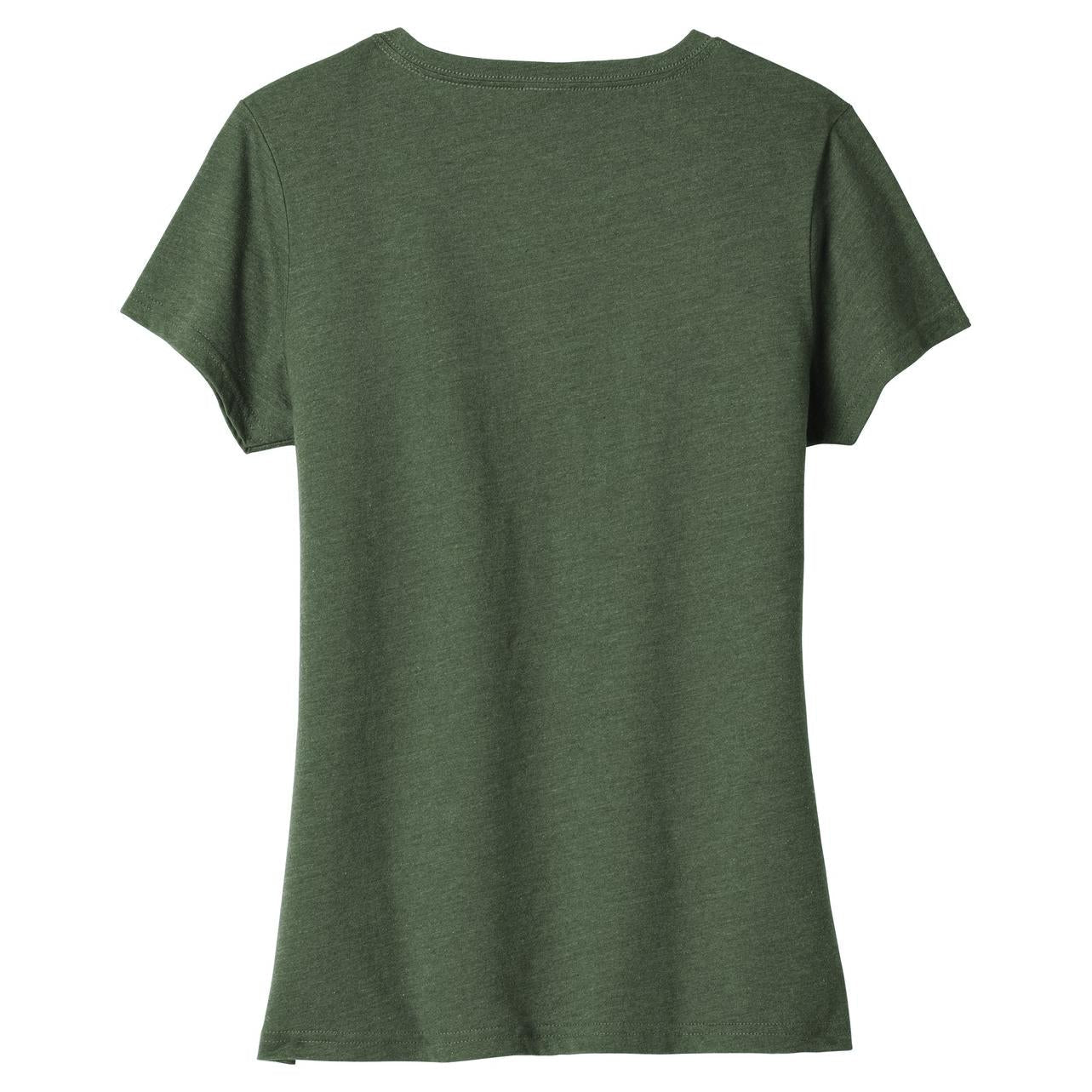Athletic Green V-Neck Tee - Port & Company - Soft Fabric