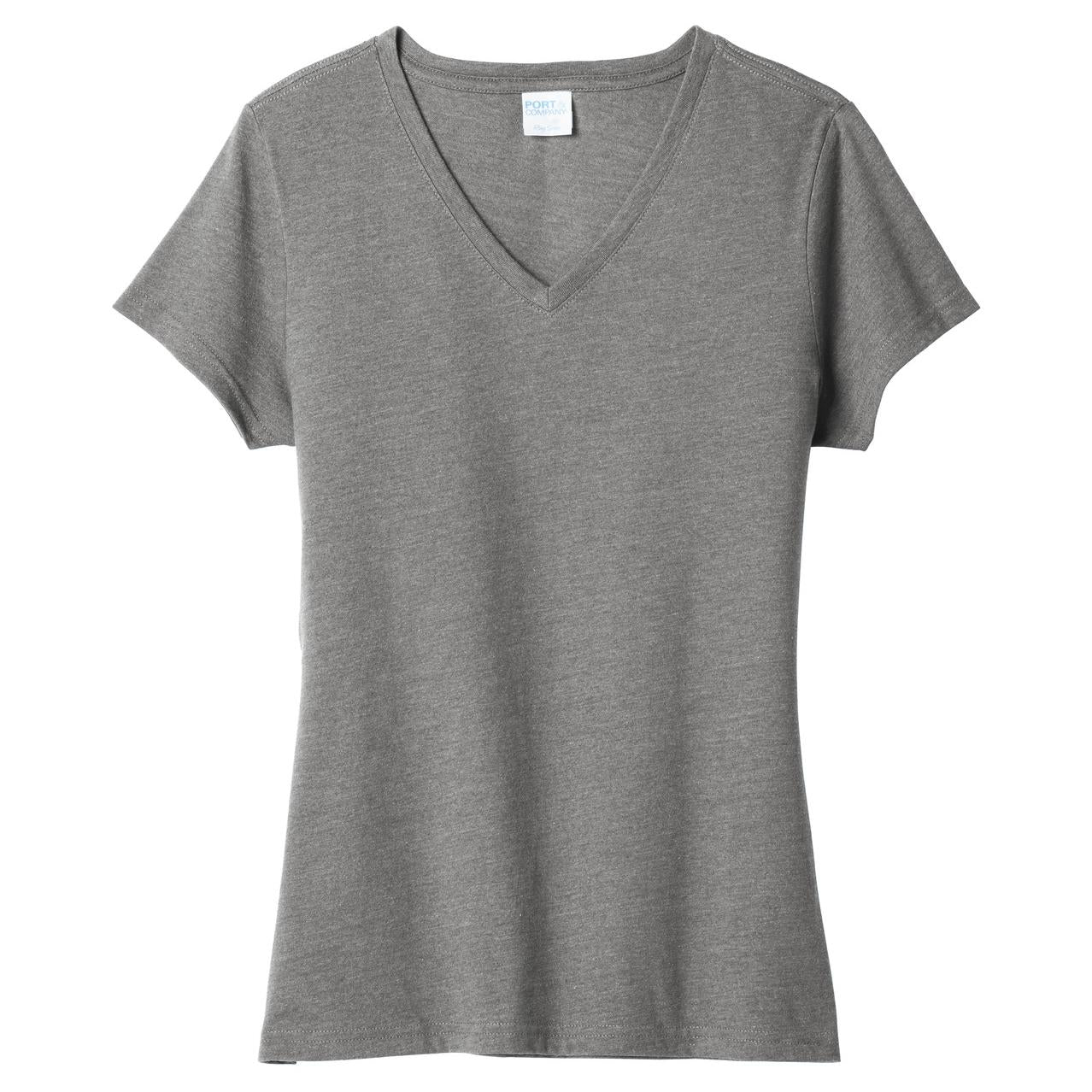 Athletic Green V-Neck Tee - Port & Company - Soft Fabric