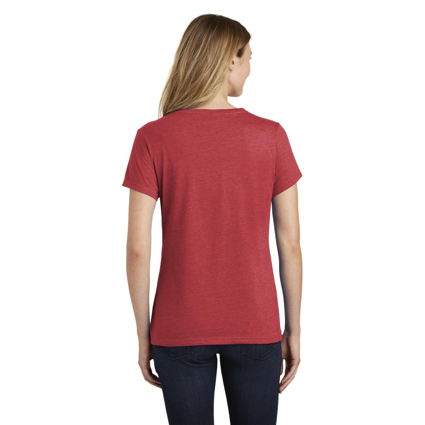 Athletic Green V-Neck Tee - Port & Company - Soft Fabric