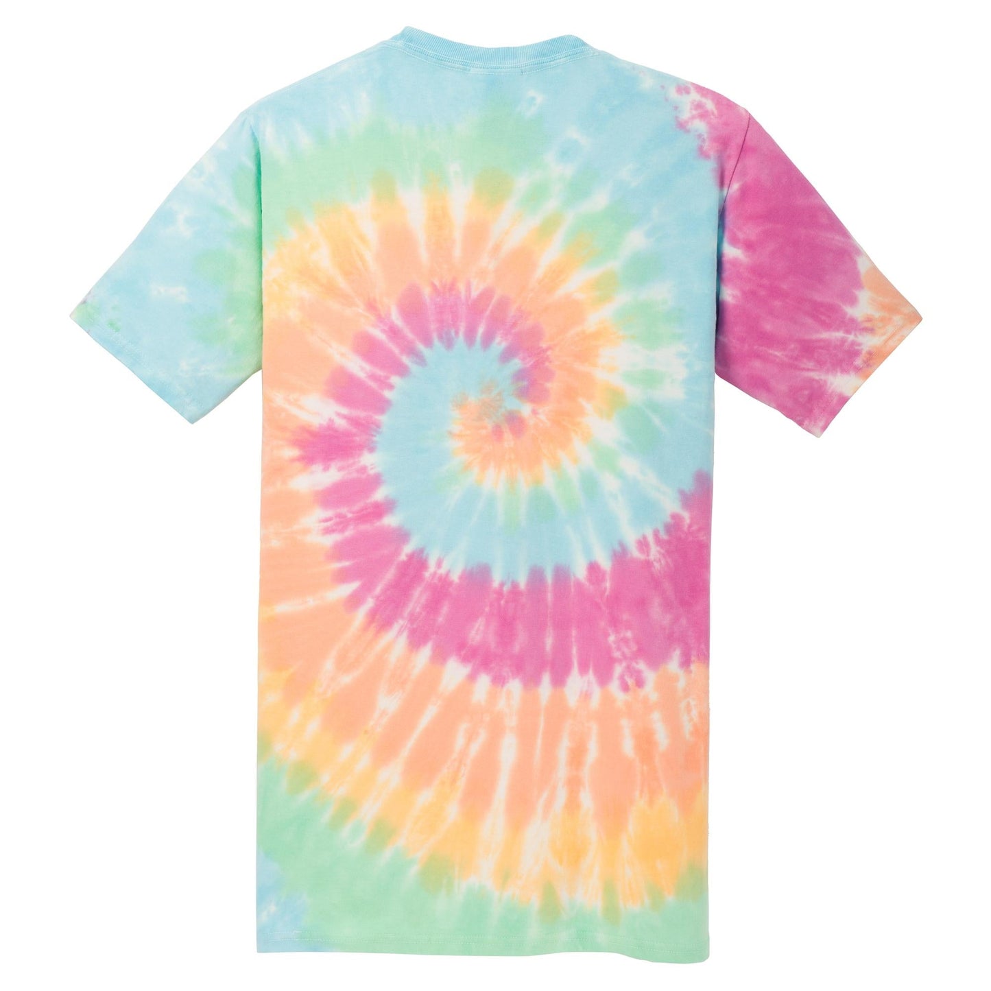 Black Galaxy Spiral T-Shirt - Port & Company - Vibrant Colors