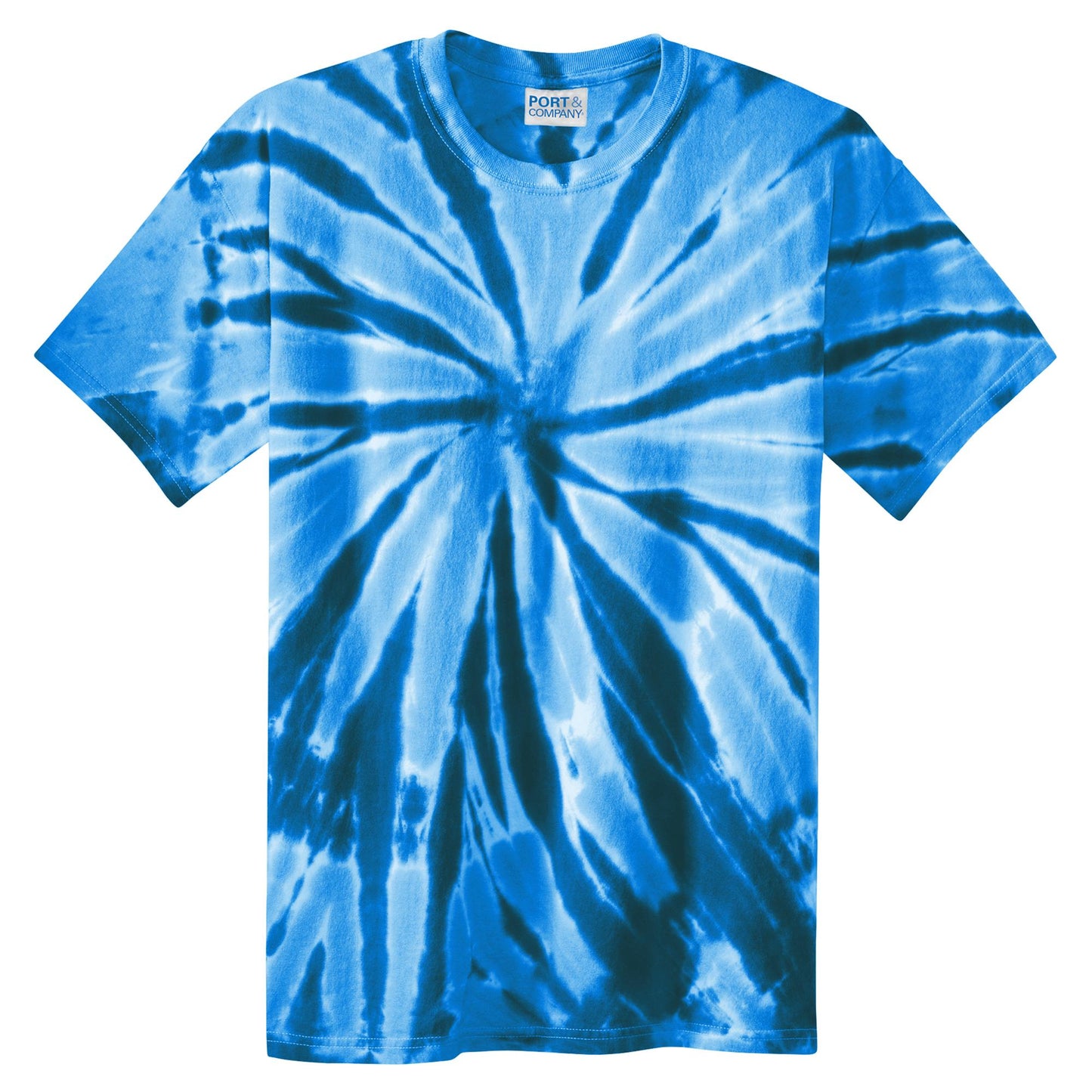 Black Galaxy Spiral T-Shirt - Port & Company - Vibrant Colors