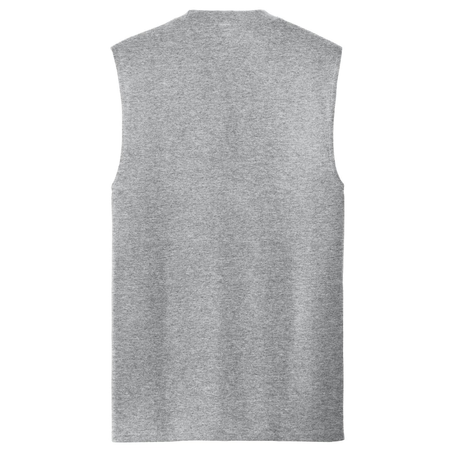 White Sleeveless T-Shirt - Port & Company - Soft Cotton