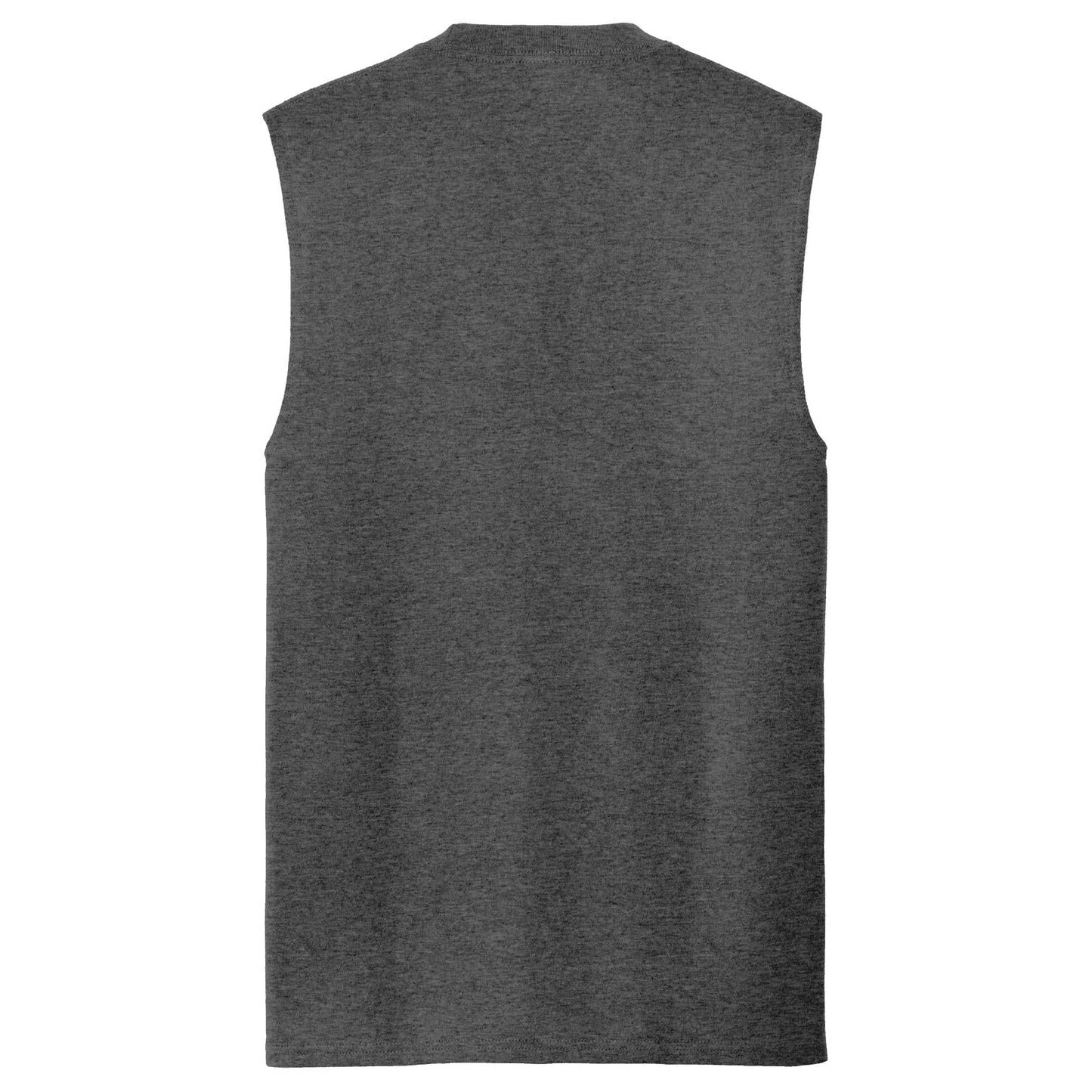 White Sleeveless T-Shirt - Port & Company - Soft Cotton