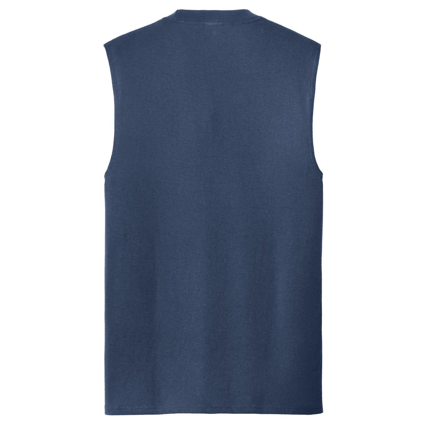 White Sleeveless T-Shirt - Port & Company - Soft Cotton