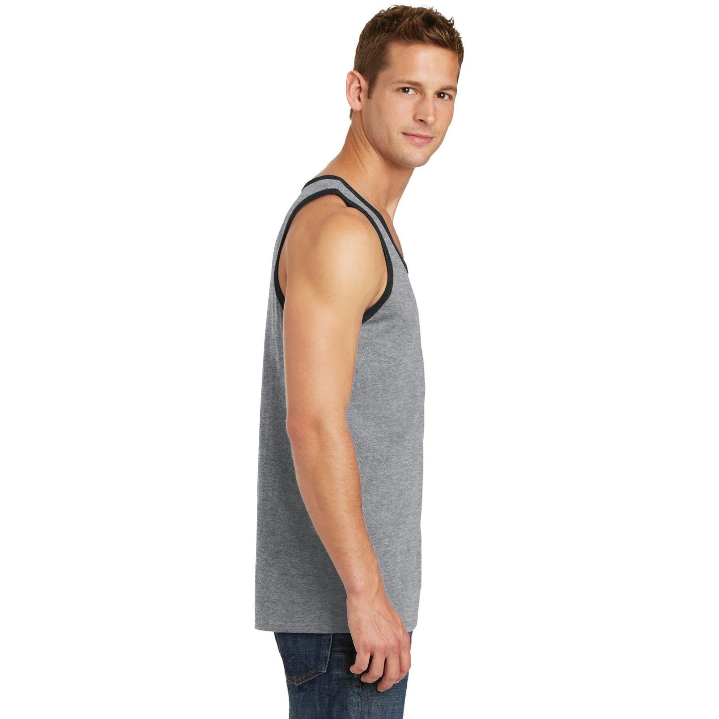 Athletic Heather Tank Tops - Port & Company - Soft Cotton