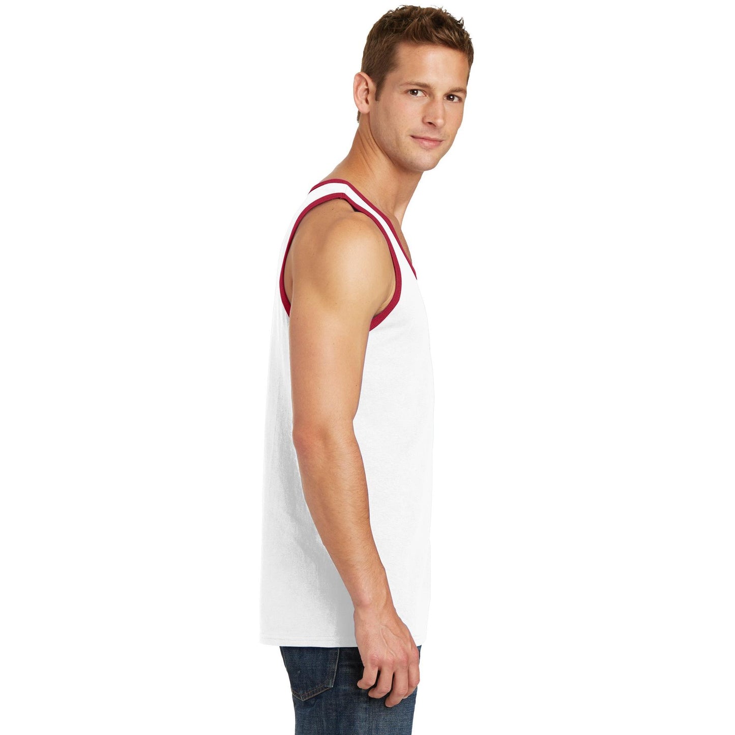 Athletic Heather Tank Tops - Port & Company - Soft Cotton