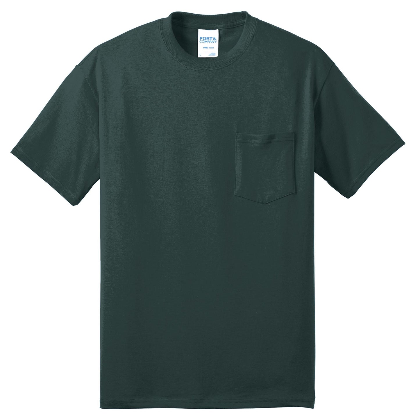 Ash T-Shirts - Port & Company - Soft Pocket Tee - Eco Friendly