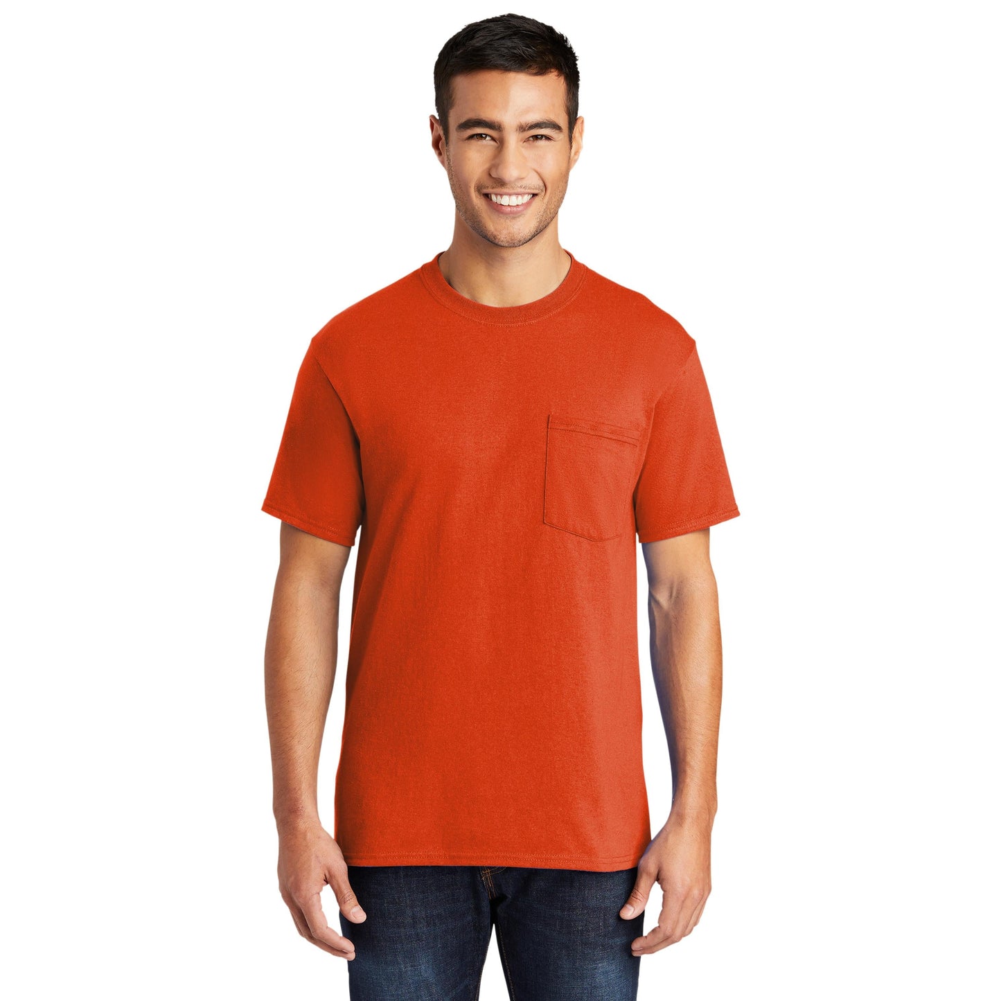 Ash T-Shirts - Port & Company - Soft Pocket Tee - Eco Friendly