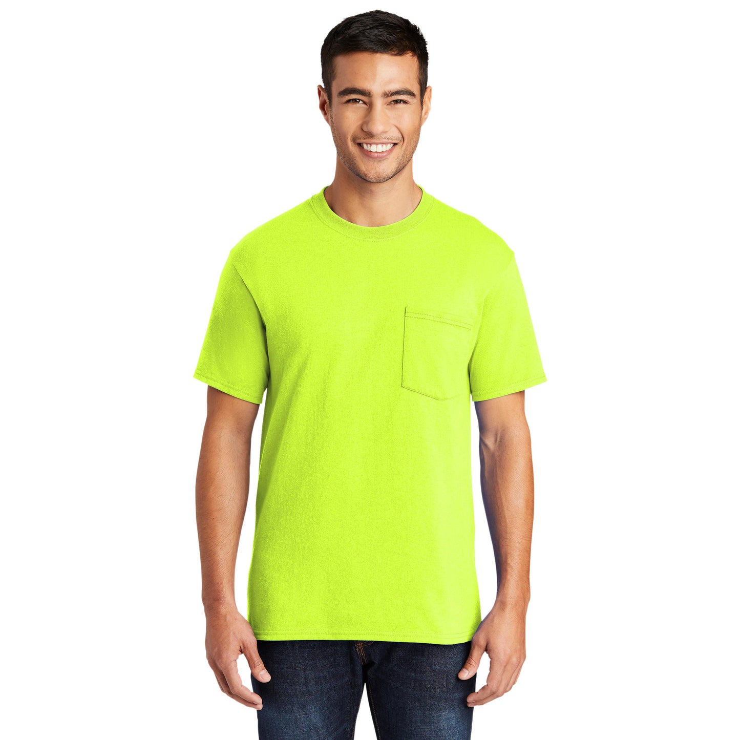 Ash T-Shirts - Port & Company - Soft Pocket Tee - Eco Friendly
