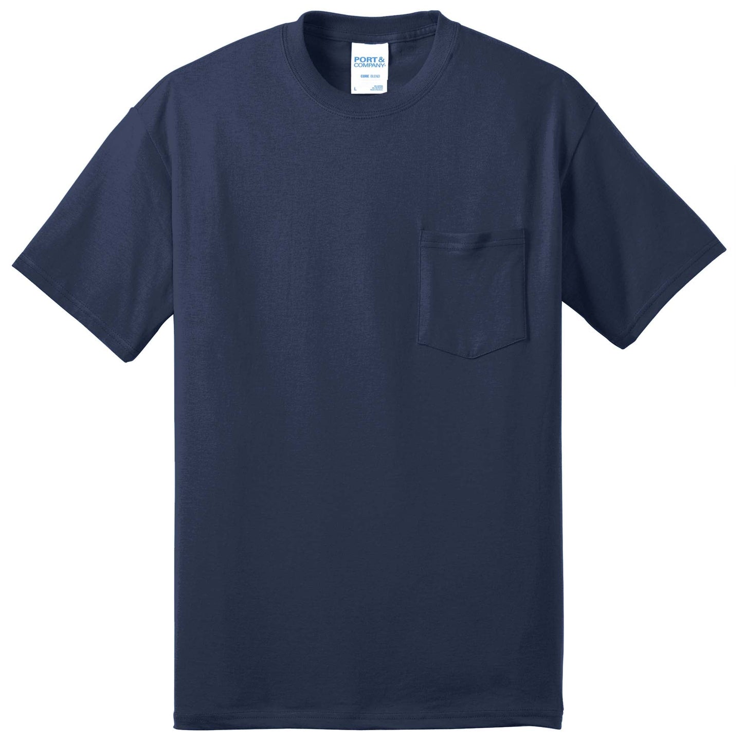 Ash Pocket T-Shirt - Port & Company - Comfortable Fit