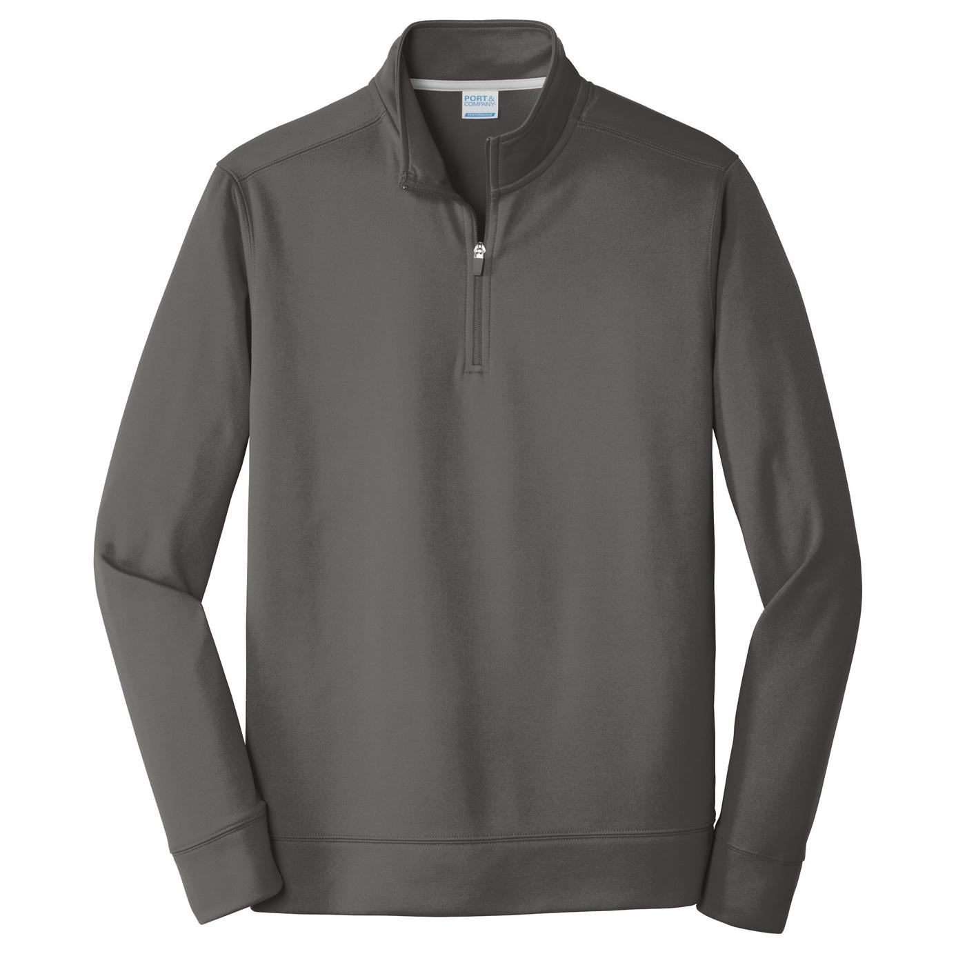 Charcoal Sweatshirts - Port & Company - Moisture Wicking