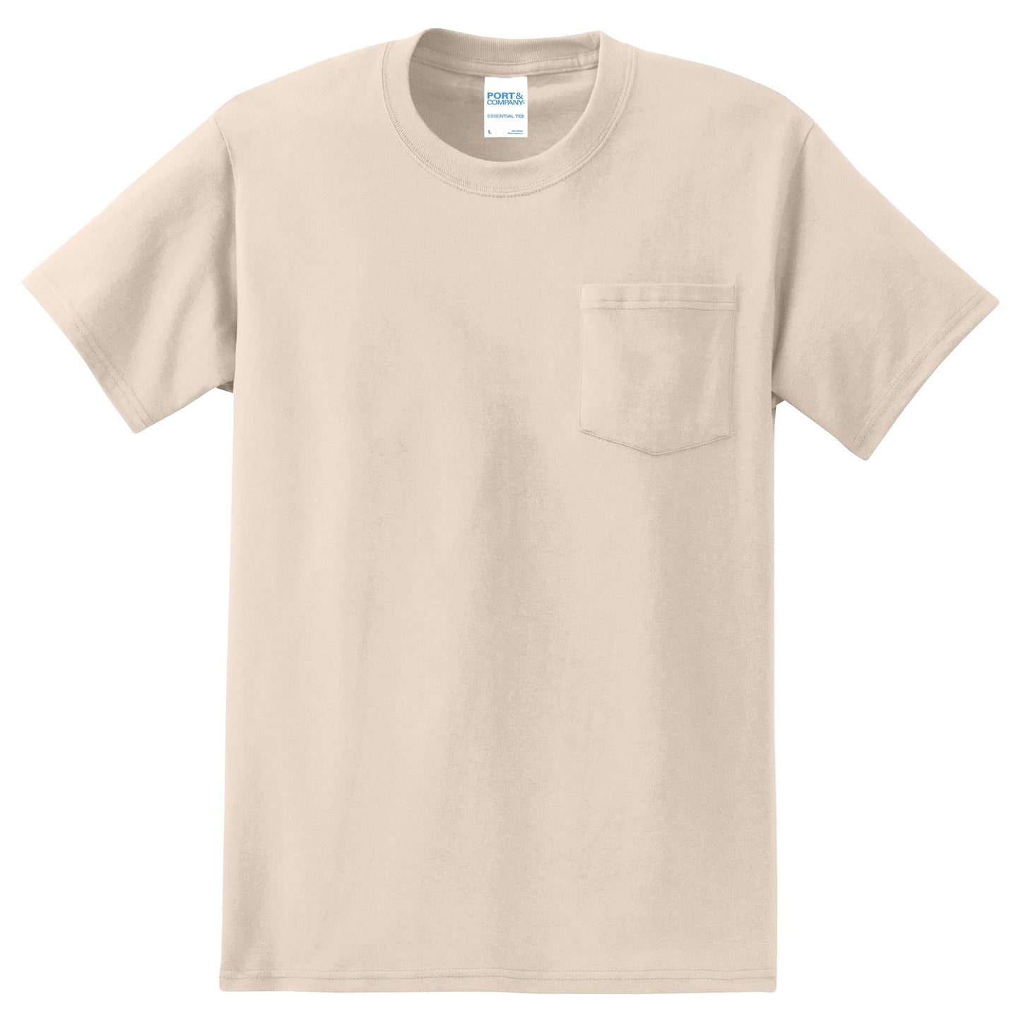 White T-Shirts - Essential Tee - Port & Company - Durable