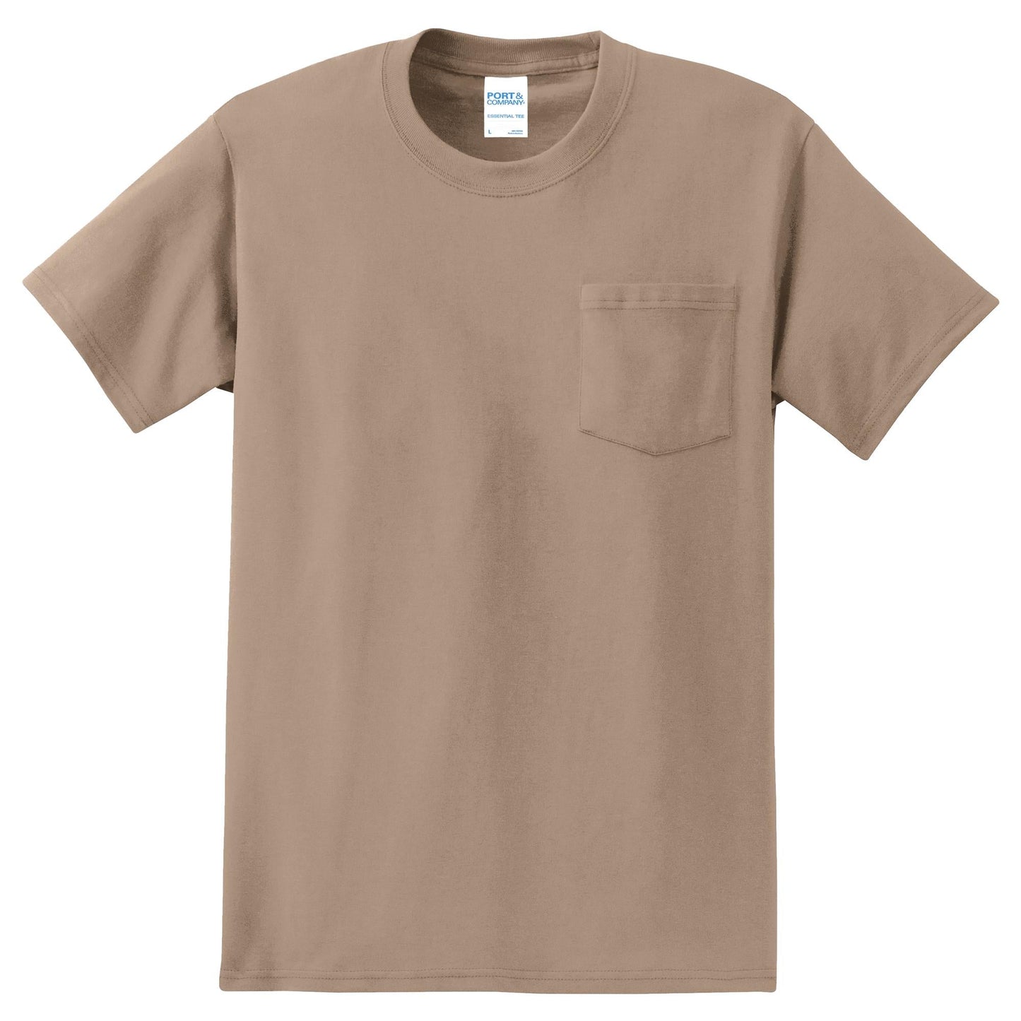 White T-Shirts - Essential Tee - Port & Company - Durable