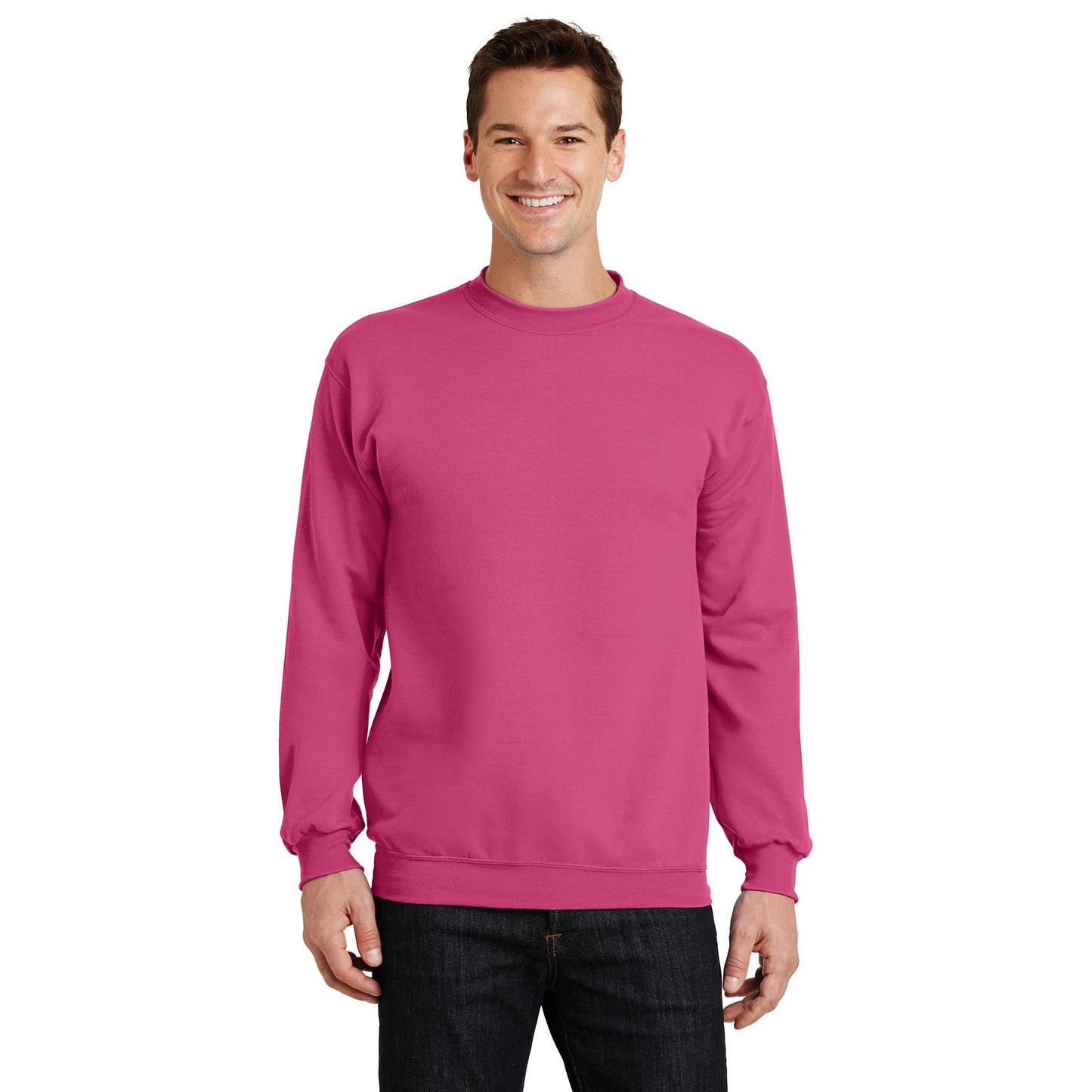 Athletic Heather Sweatshirt - Port & Company - Soft Fleece