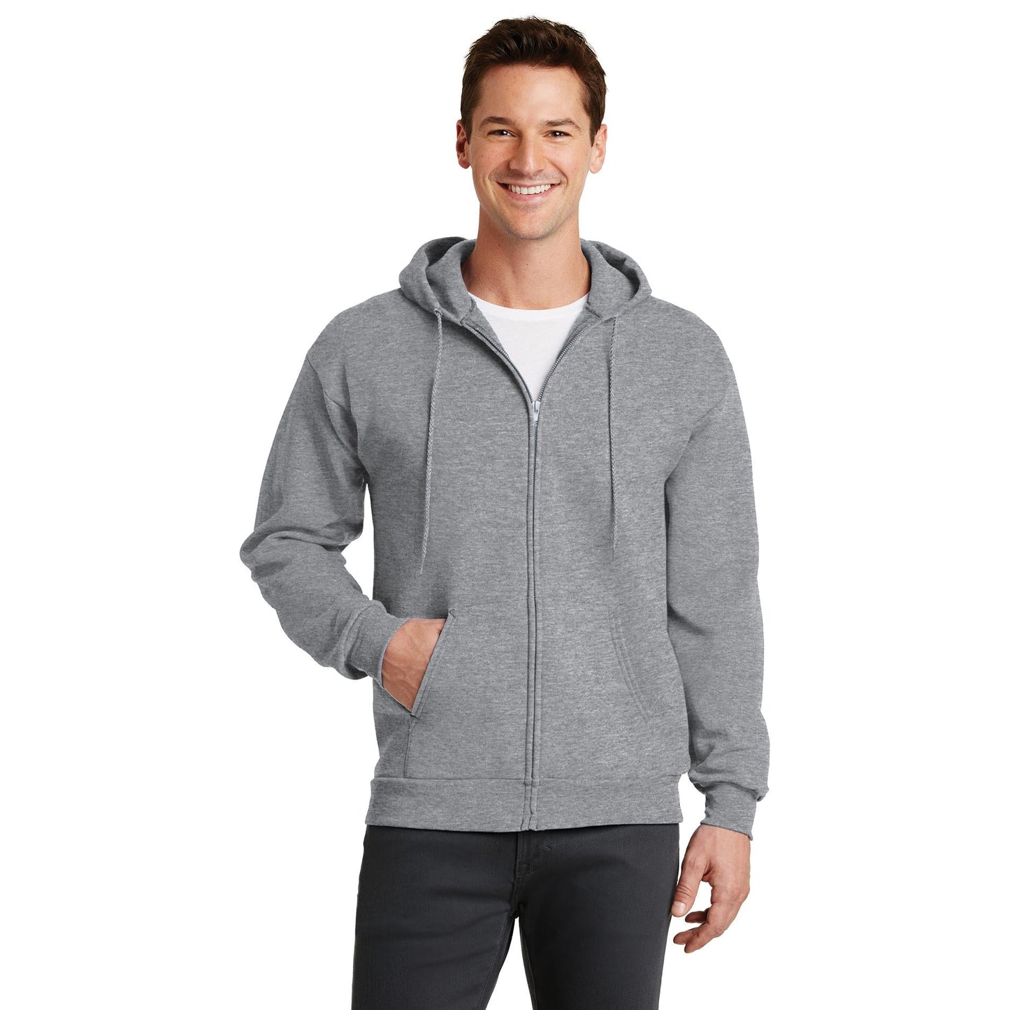 Athletic Heather Sweatshirts - Port & Company - Cozy Fleece