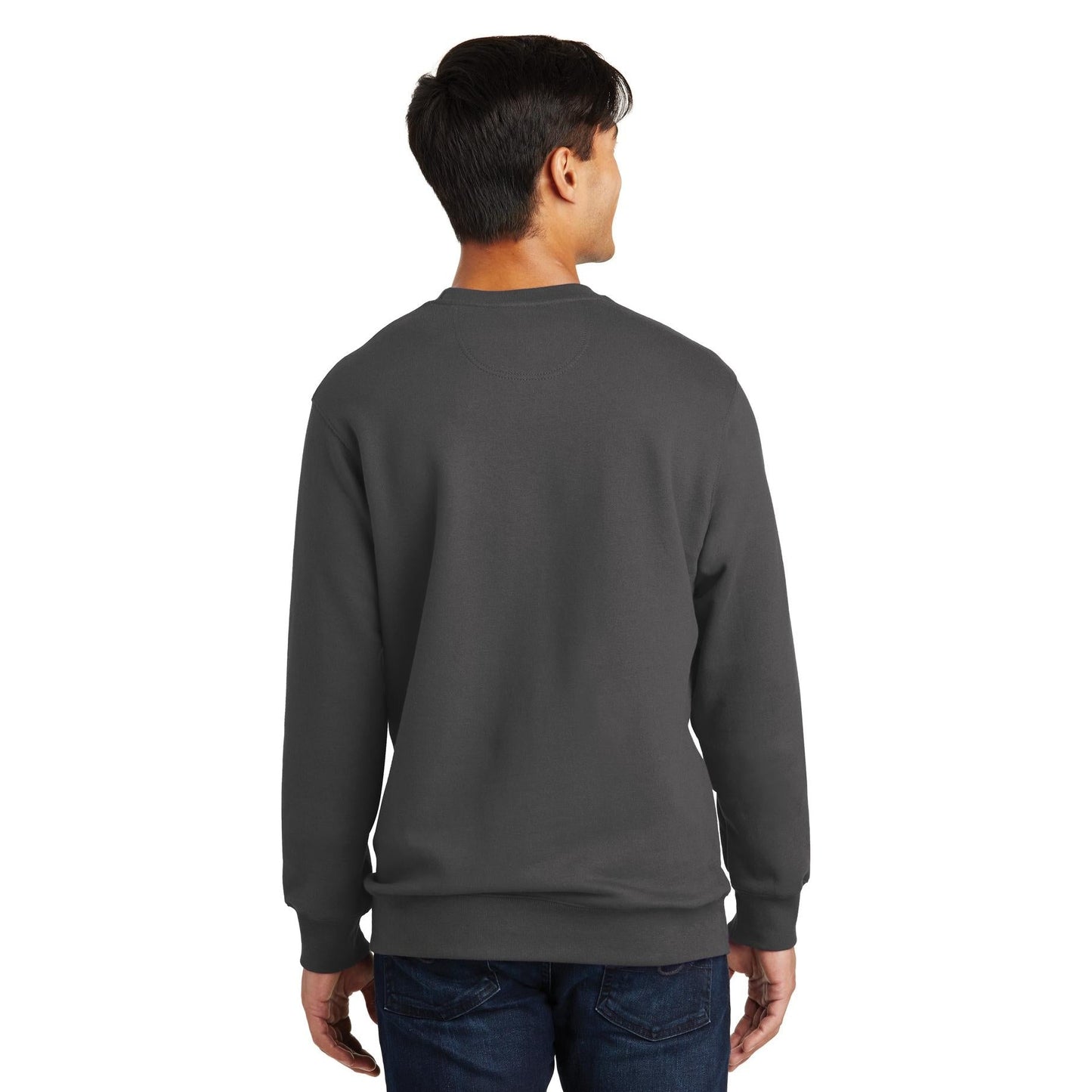White Fleece Sweatshirt - Port & Company - Soft Touch
