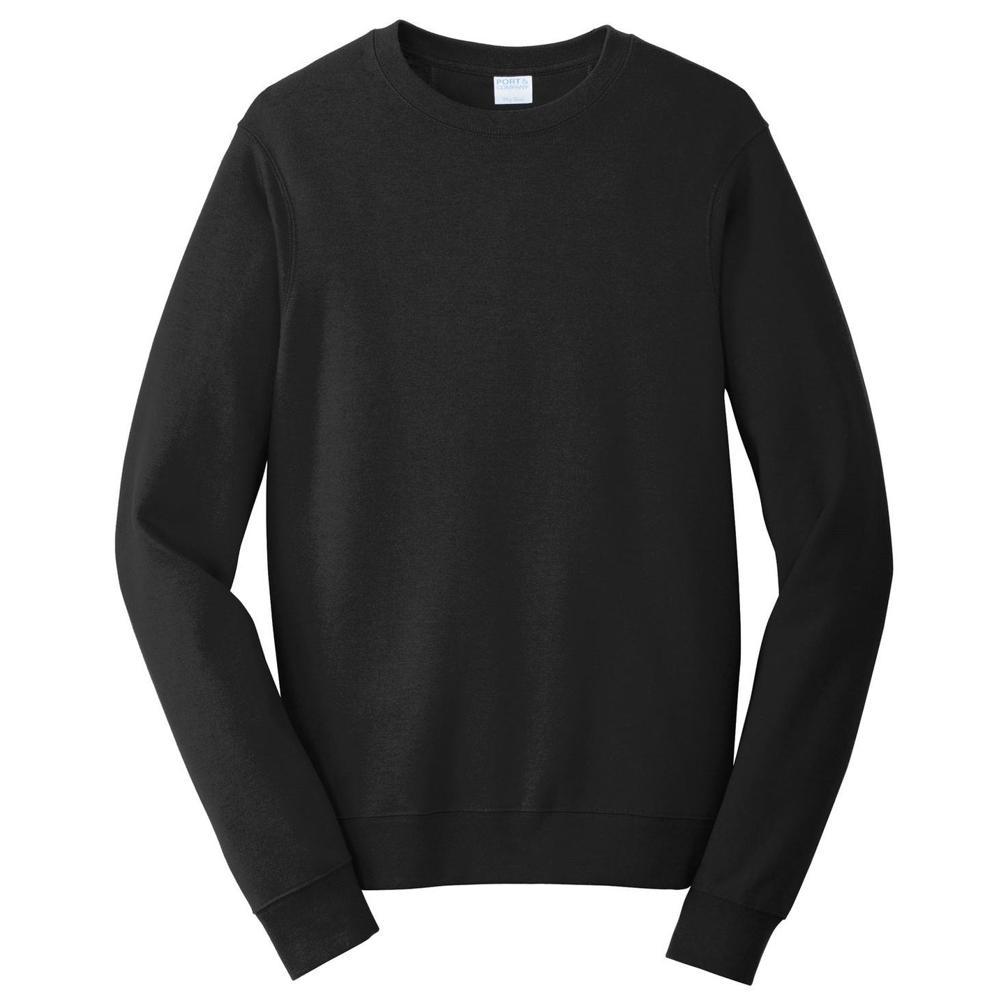 White Fleece Sweatshirt - Port & Company - Soft Touch